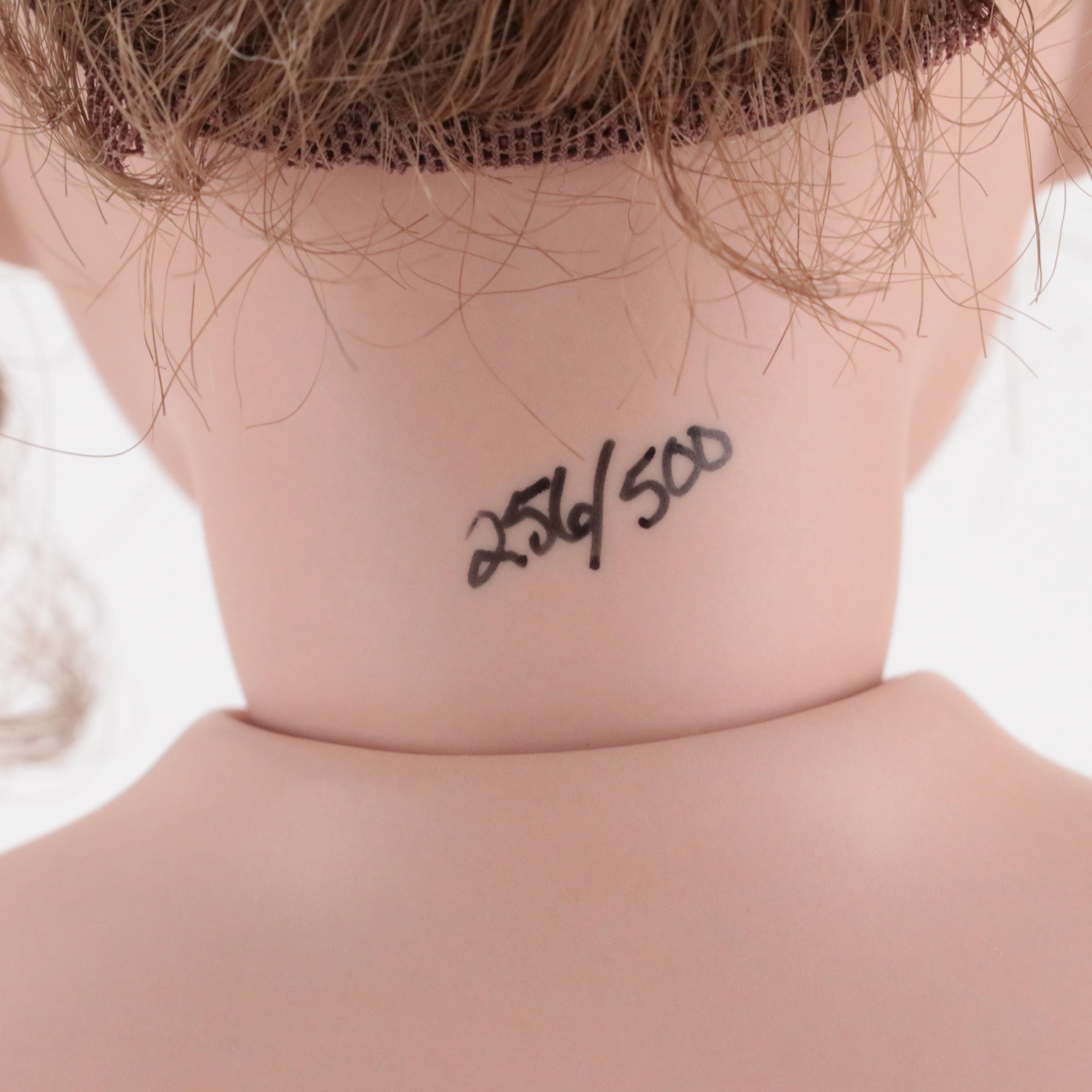 Jennifer Esteban "Elena" Porcelain Doll with Other Vinyl and Porcelain Dolls