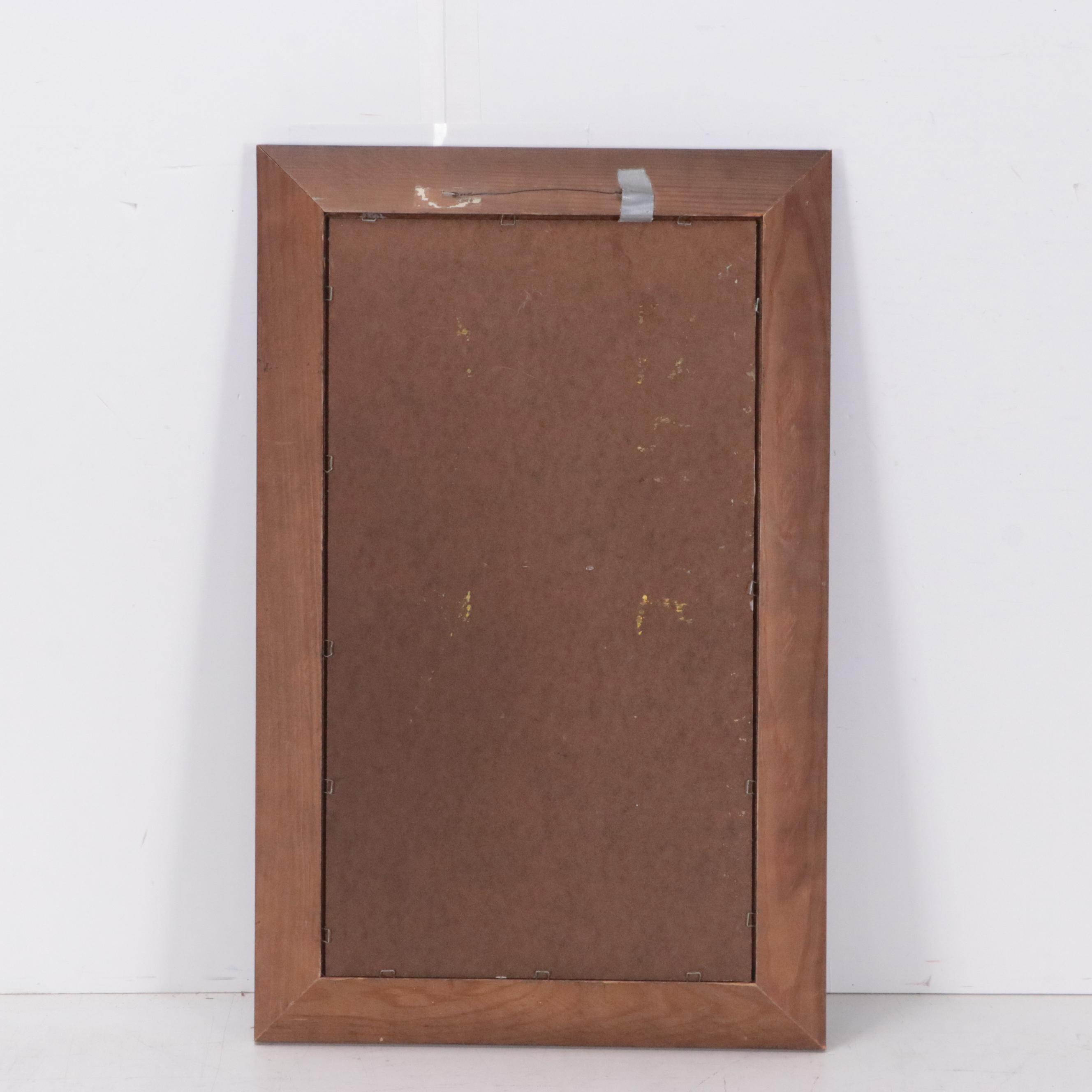 Prince Mountainous Landscape Oil Painting, 1976