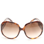 Yves Saint Laurent 6236/S 05L 02 Oversized Brown Havana Sunglasses in Case