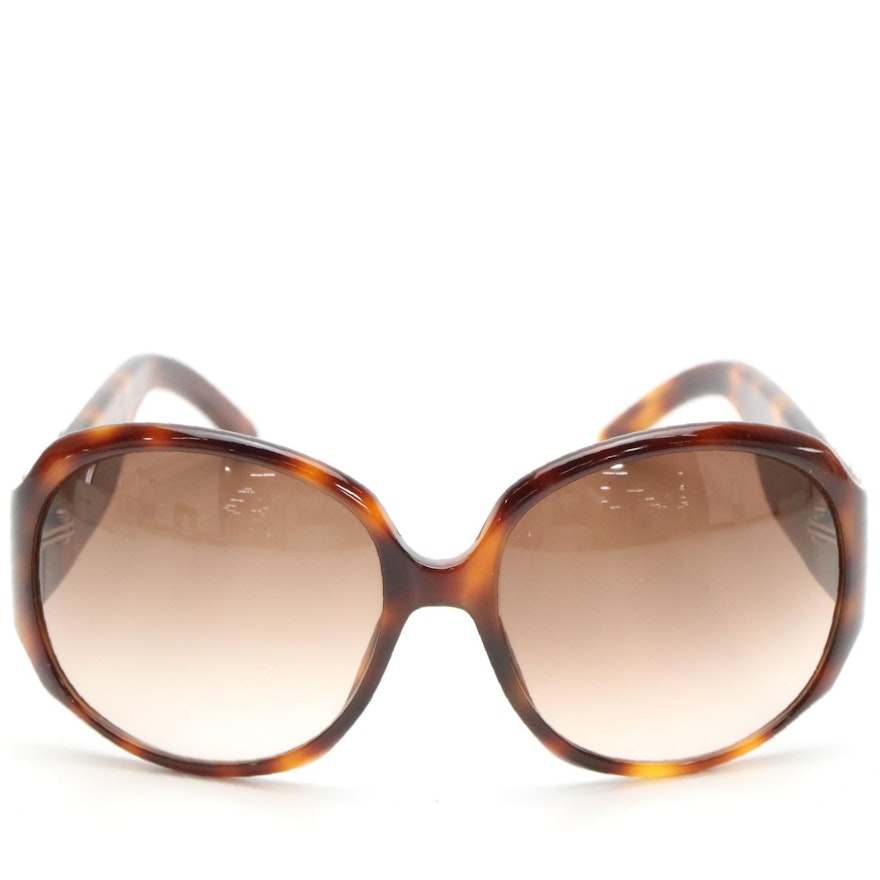 Yves Saint Laurent 6236/S 05L 02 Oversized Brown Havana Sunglasses in Case