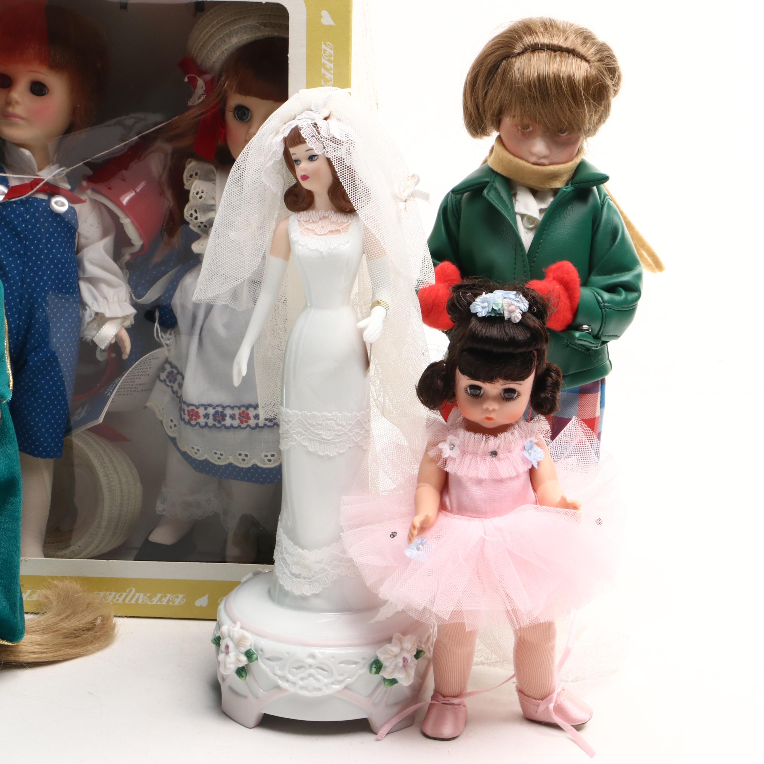 Danbury Mint Porcelain Rapunzel Doll with Other Dolls and More