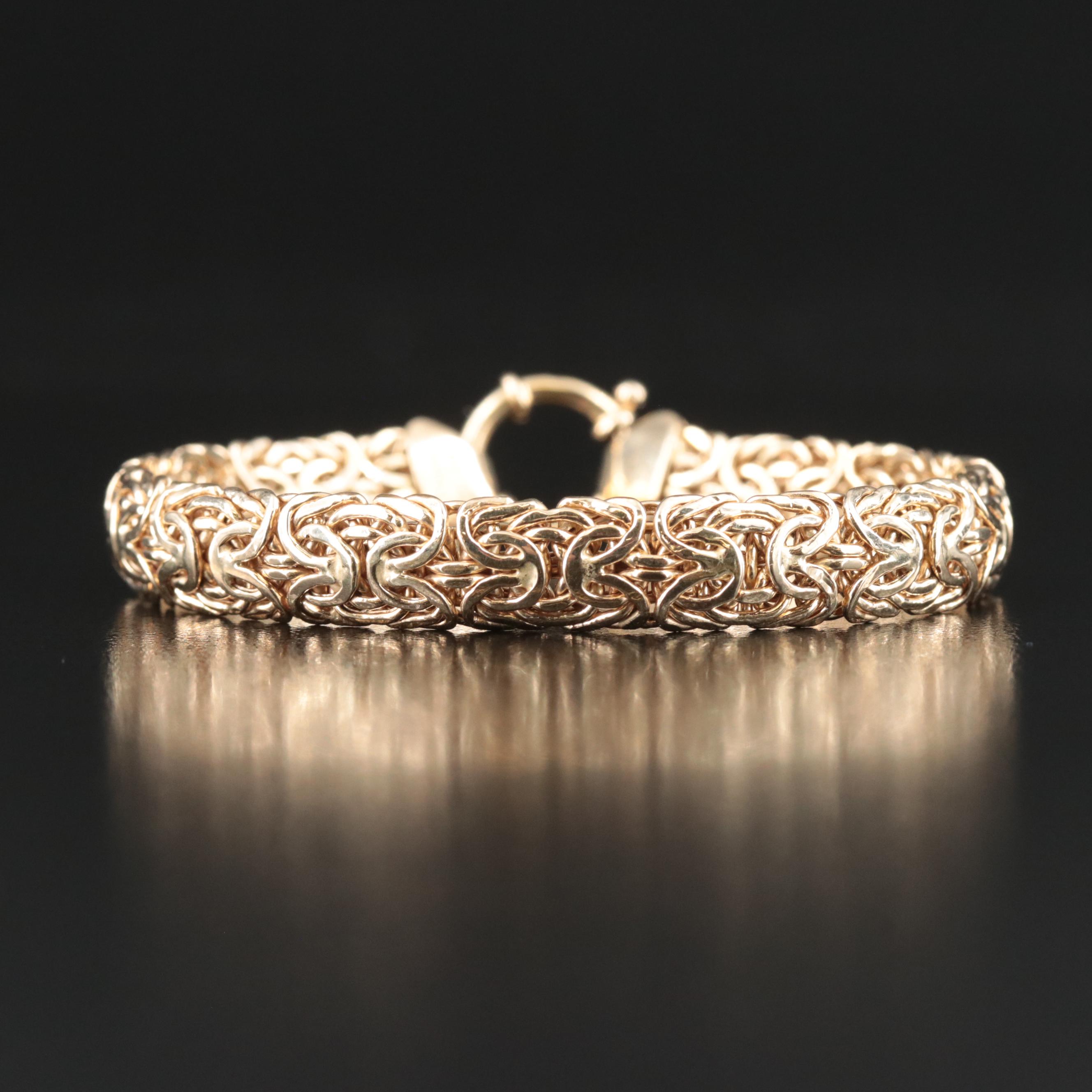 14K Byzantine Link Bracelet