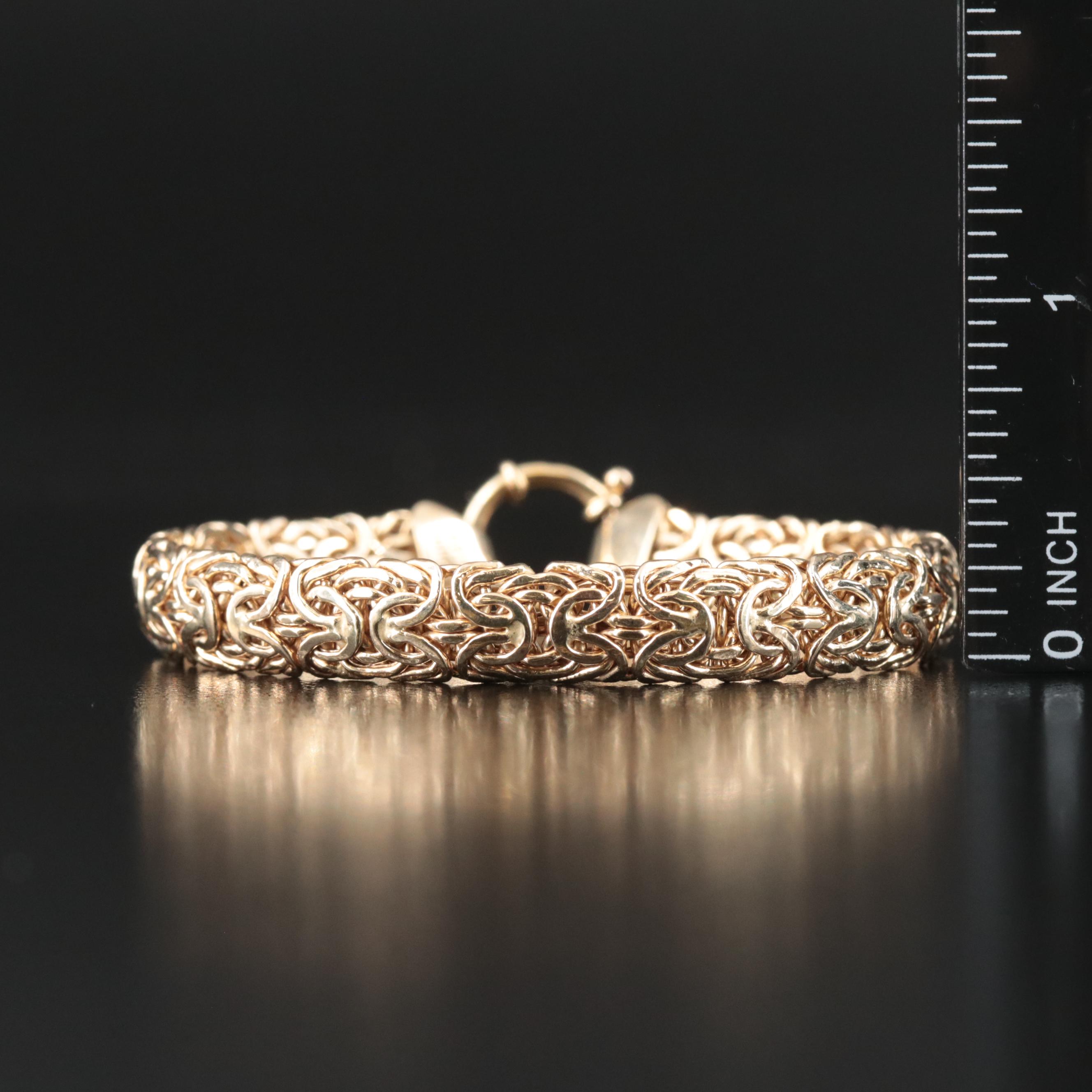 14K Byzantine Link Bracelet