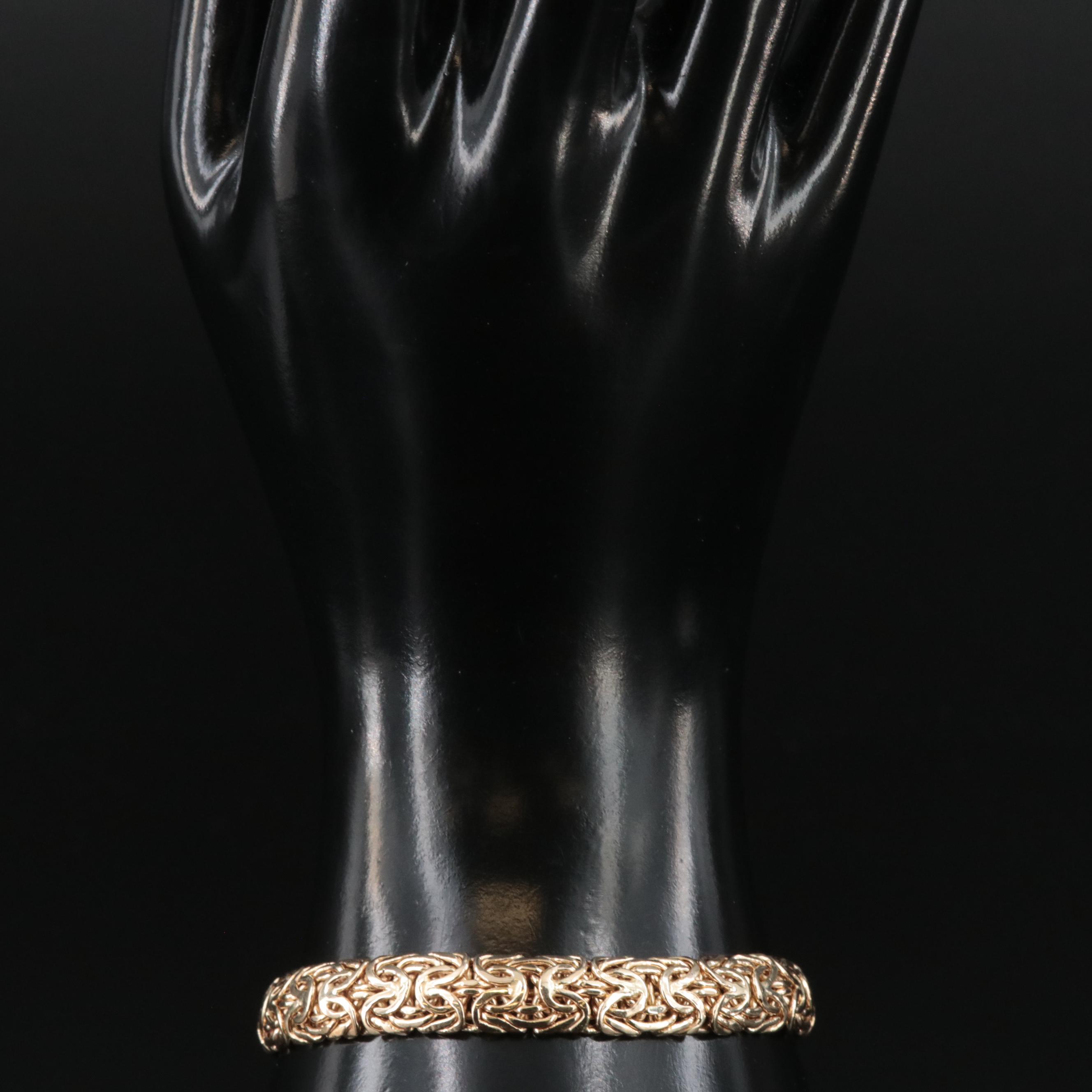 14K Byzantine Link Bracelet