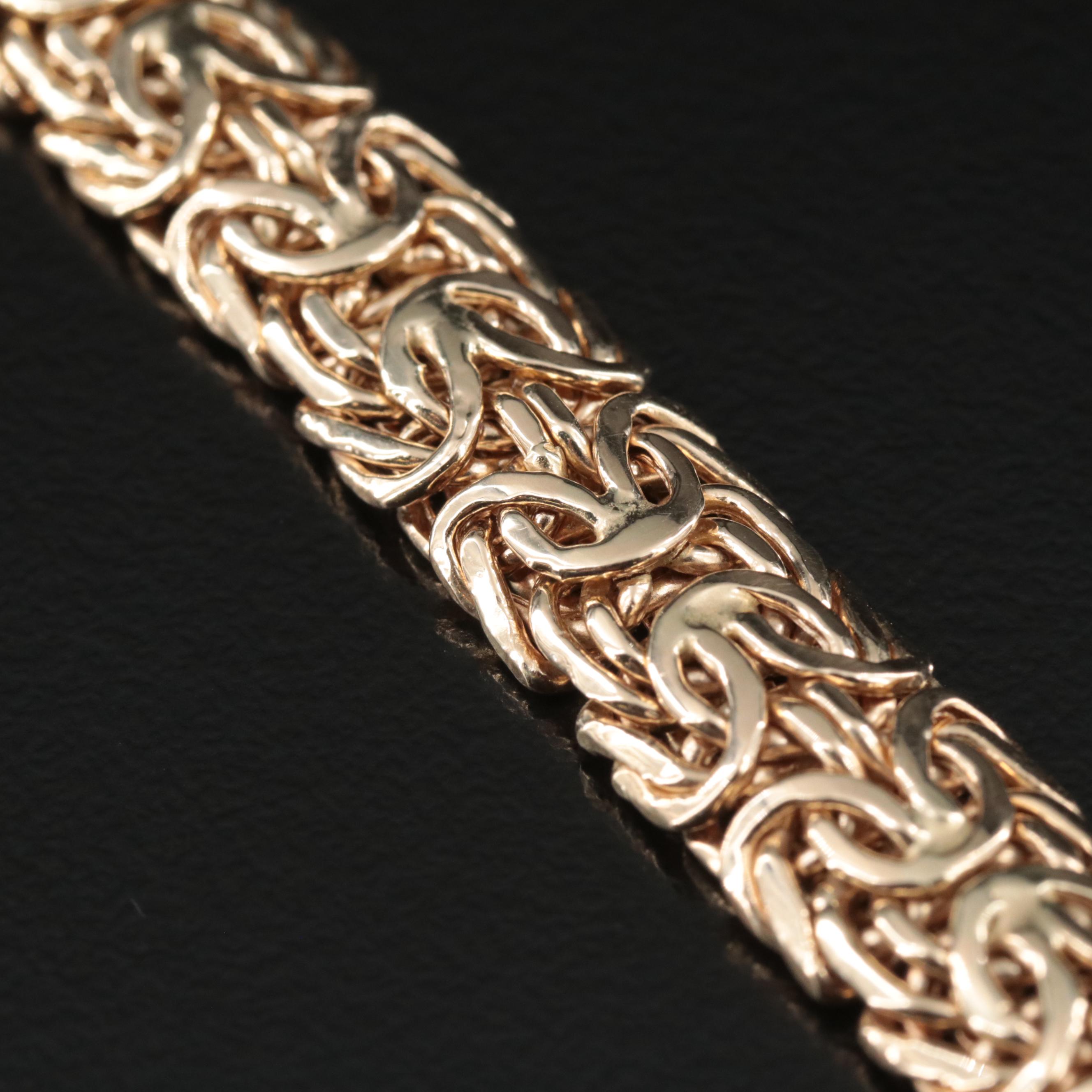 14K Byzantine Link Bracelet