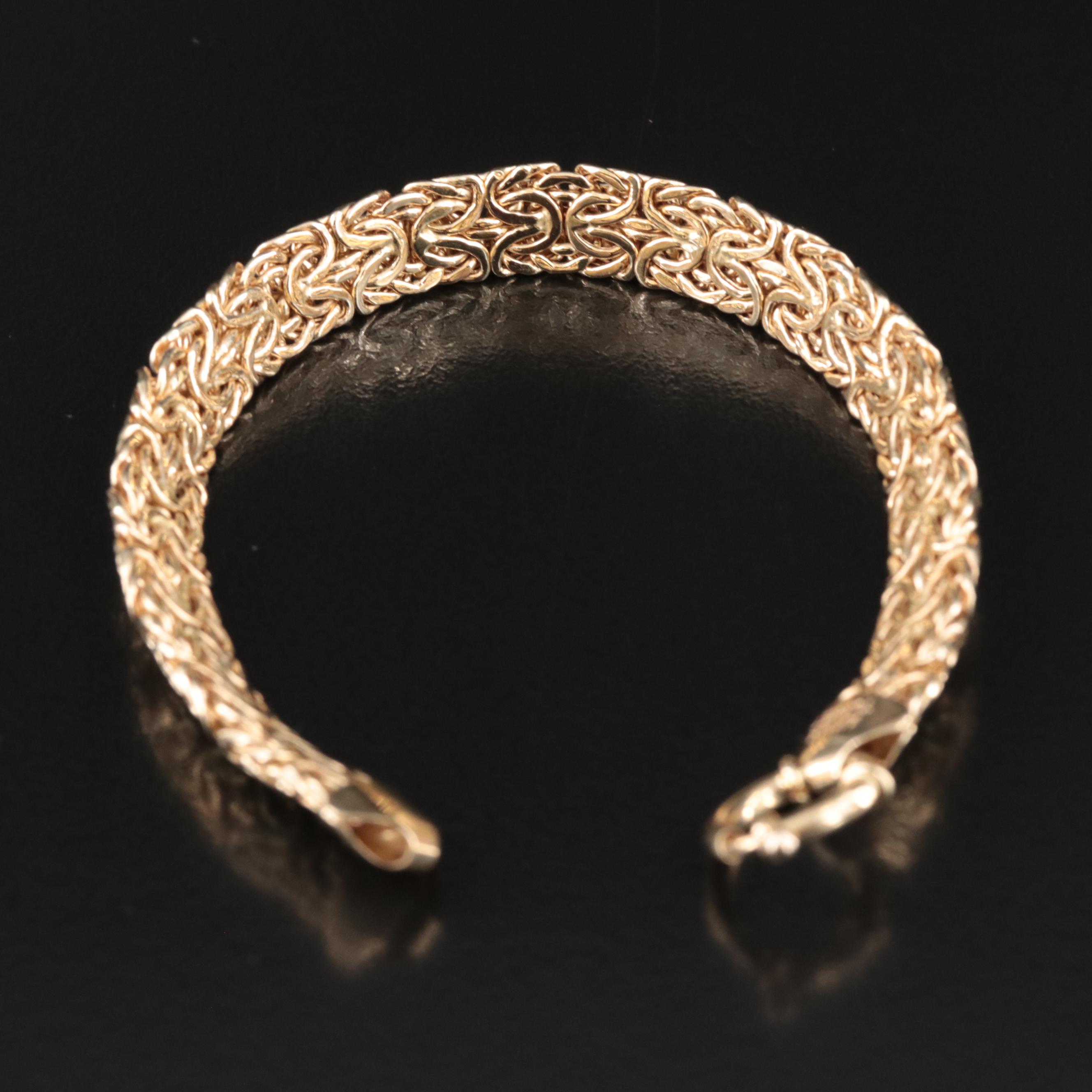 14K Byzantine Link Bracelet