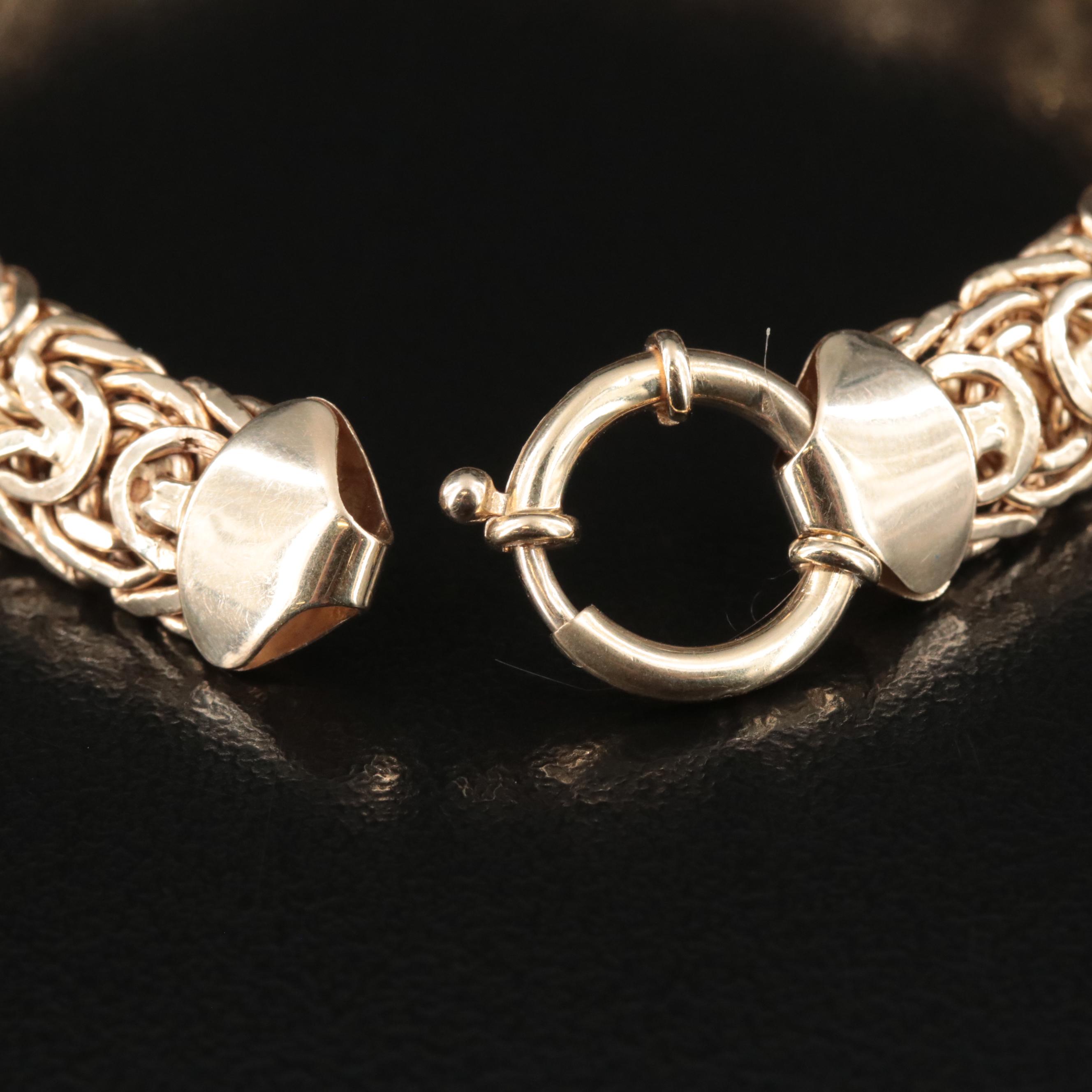 14K Byzantine Link Bracelet