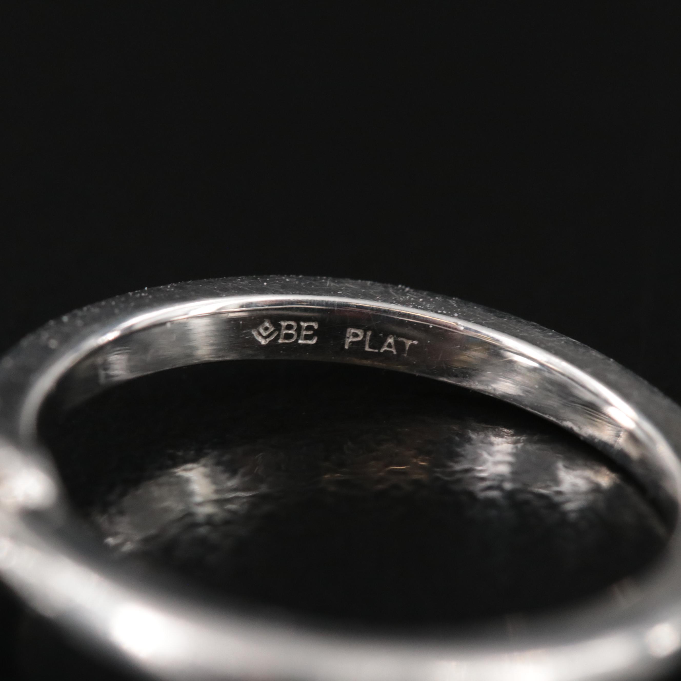 Platinum Solitaire Ring Mounting