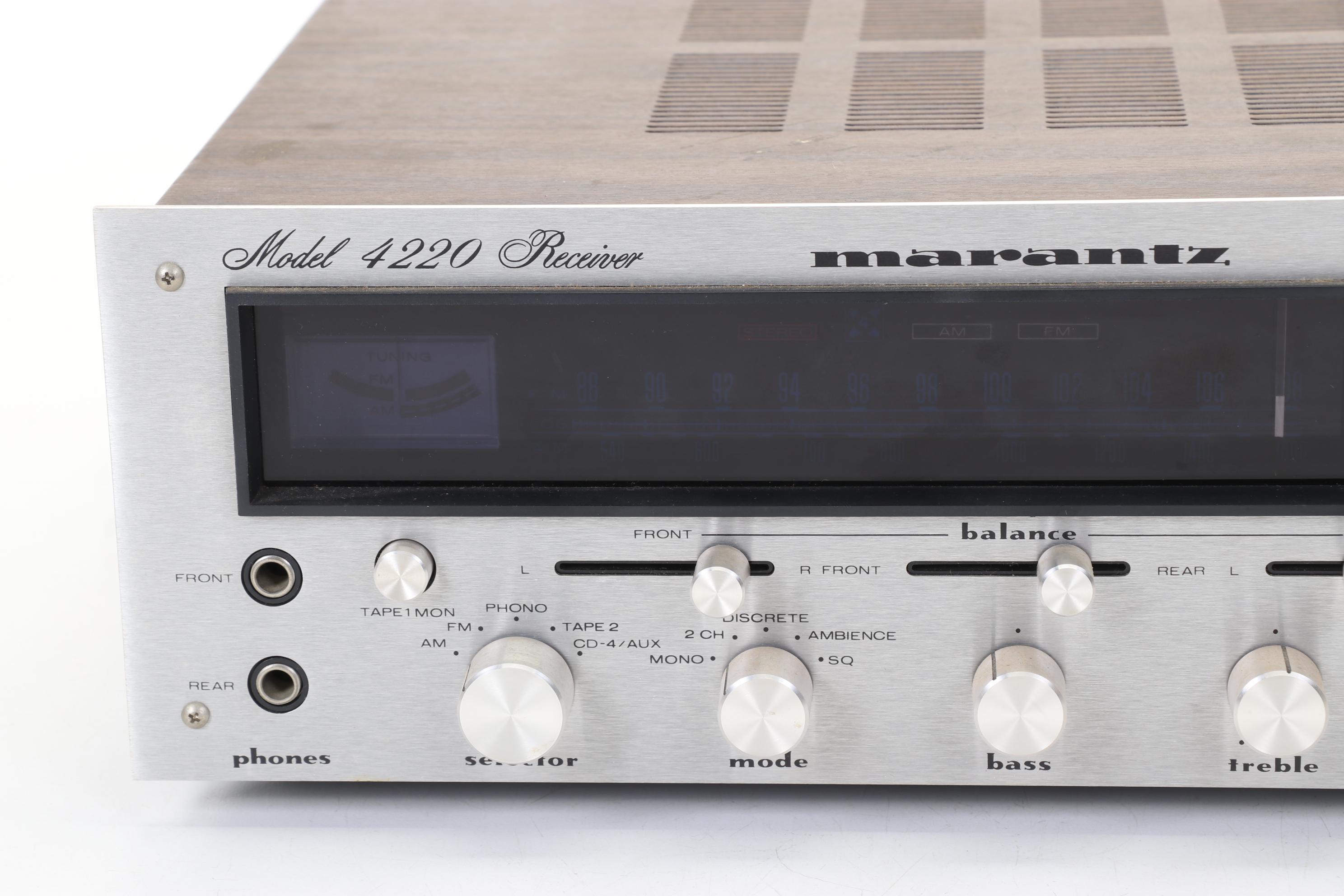 Marantz 4220 Stereo Quadradial Receiver, 1976