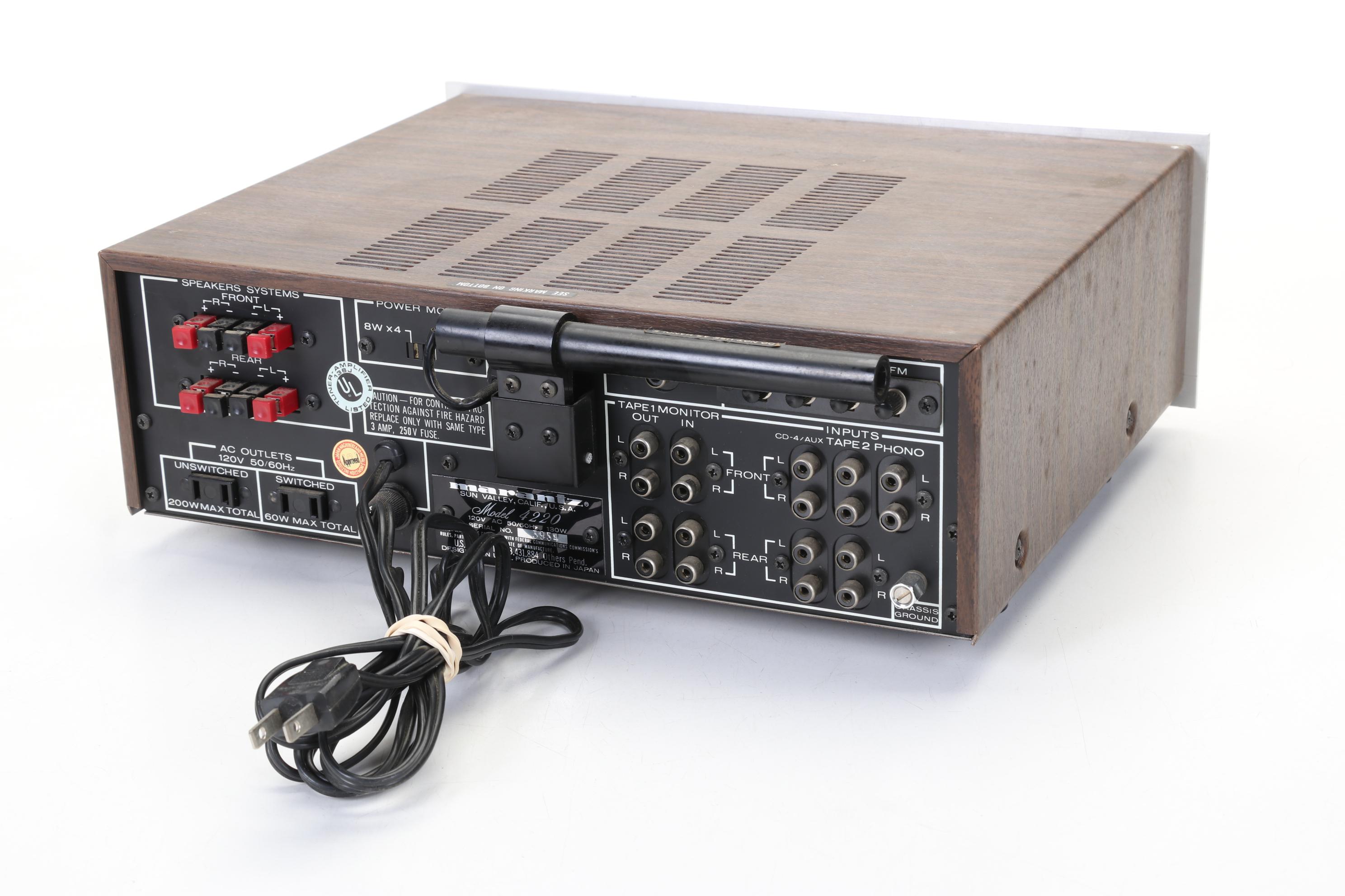 Marantz 4220 Stereo Quadradial Receiver, 1976