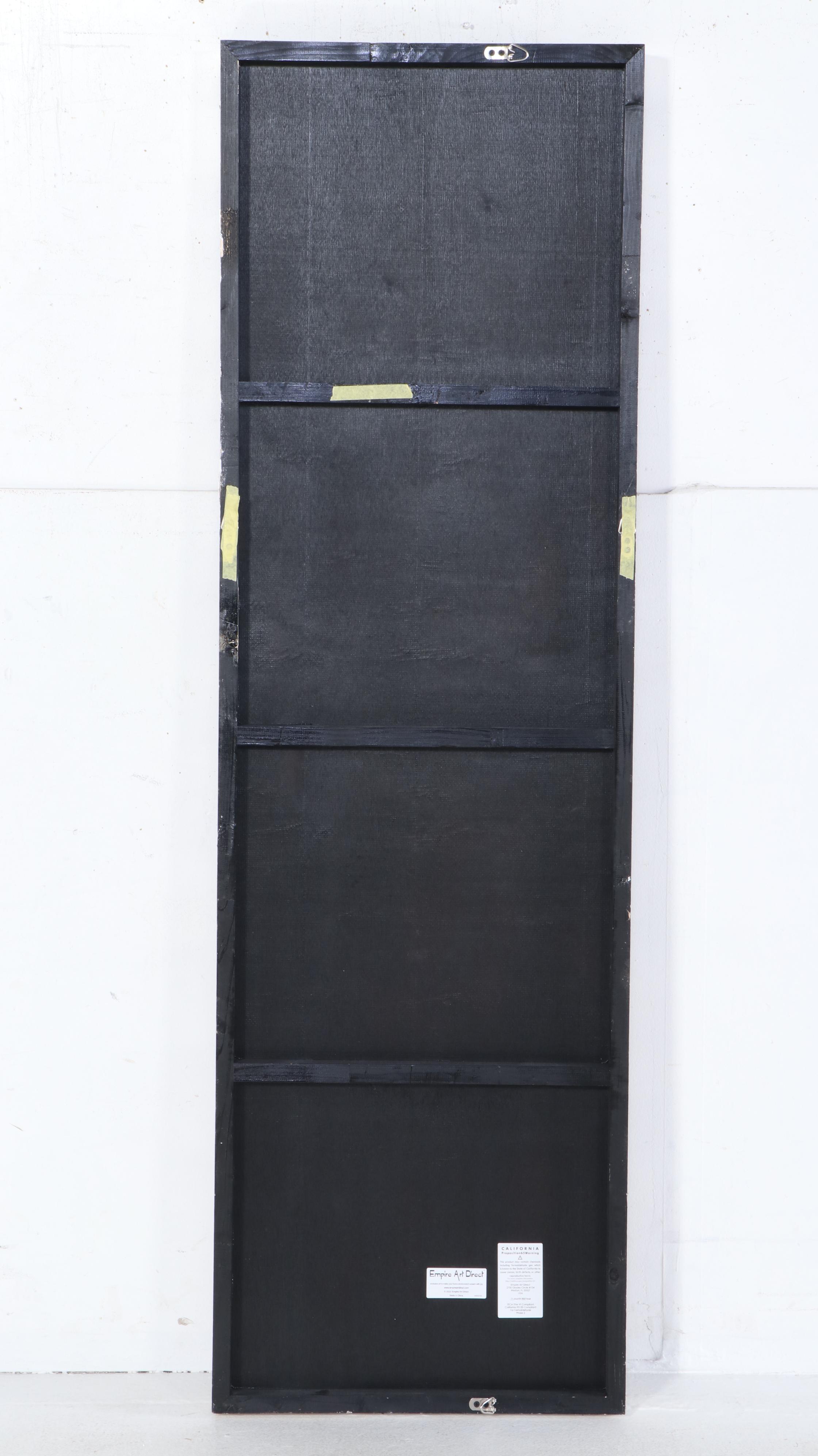 Empire Art Direct Contemporary Bronzed & Golden Metallic Angled Block Wall Decor