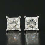 14K 1.91 CTW Lab Grown Diamond Stud Earrings