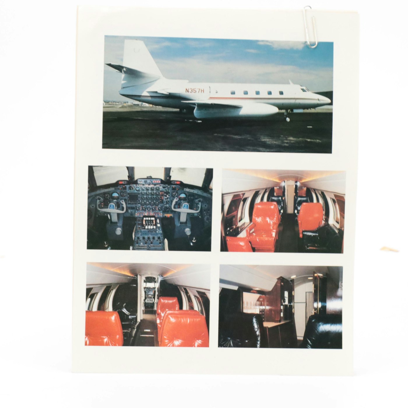 Jetstar II Airplane Catalog Pages with Photographs, Pamphlet and More