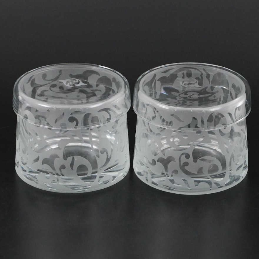 Michael Weems "Elise" Crystal Candy Bowls, 2004
