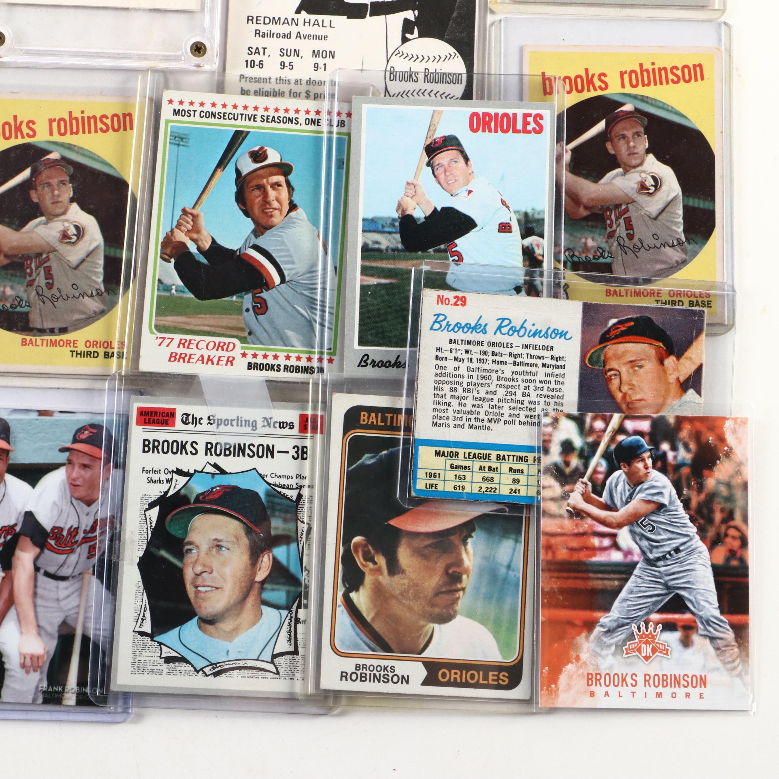 1958 Topps Brooks Robinson Baseball Cards with More, 1950s–2010s