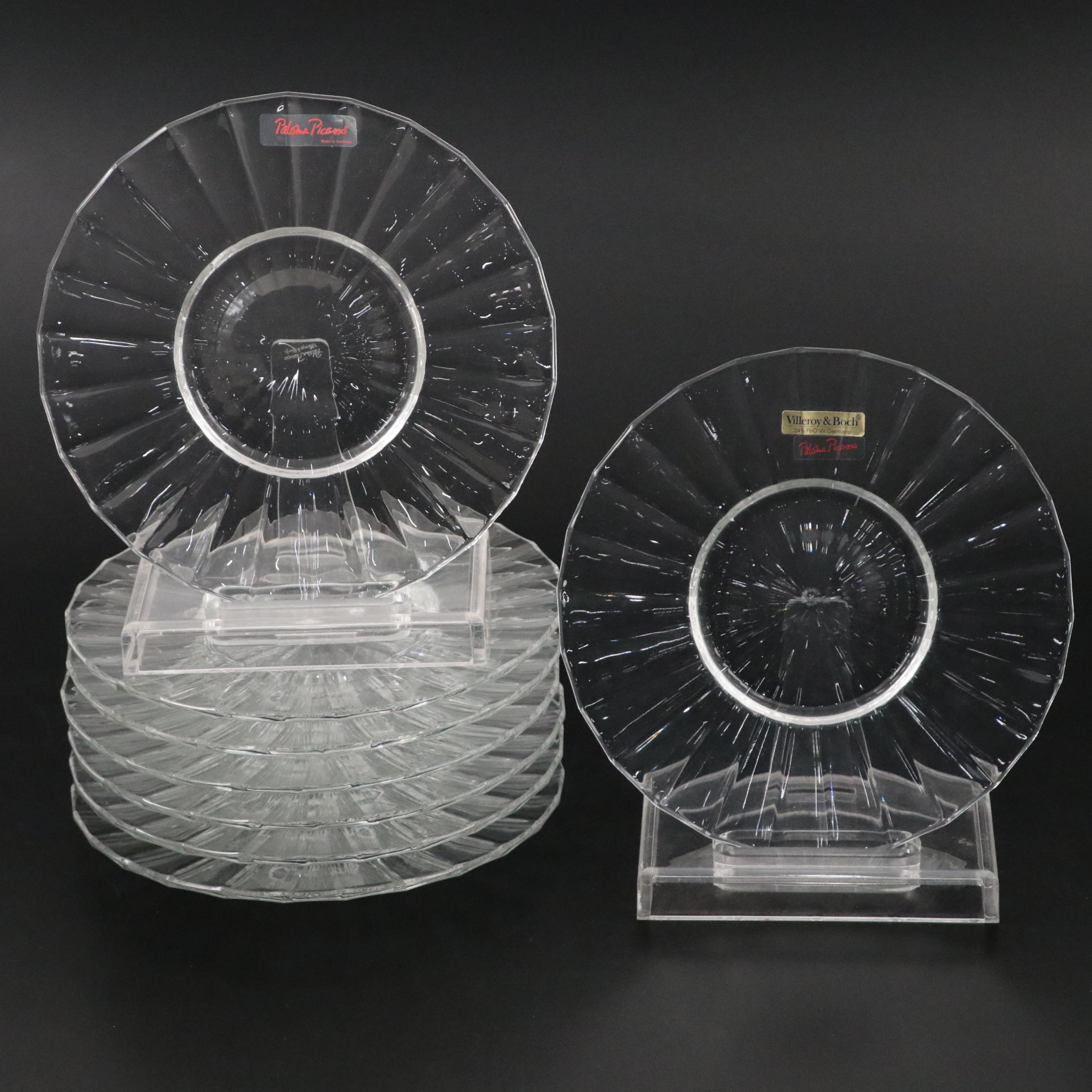 Paloma Picasso for Villeroy & Boch Crystal Salad Plates and More Tableware