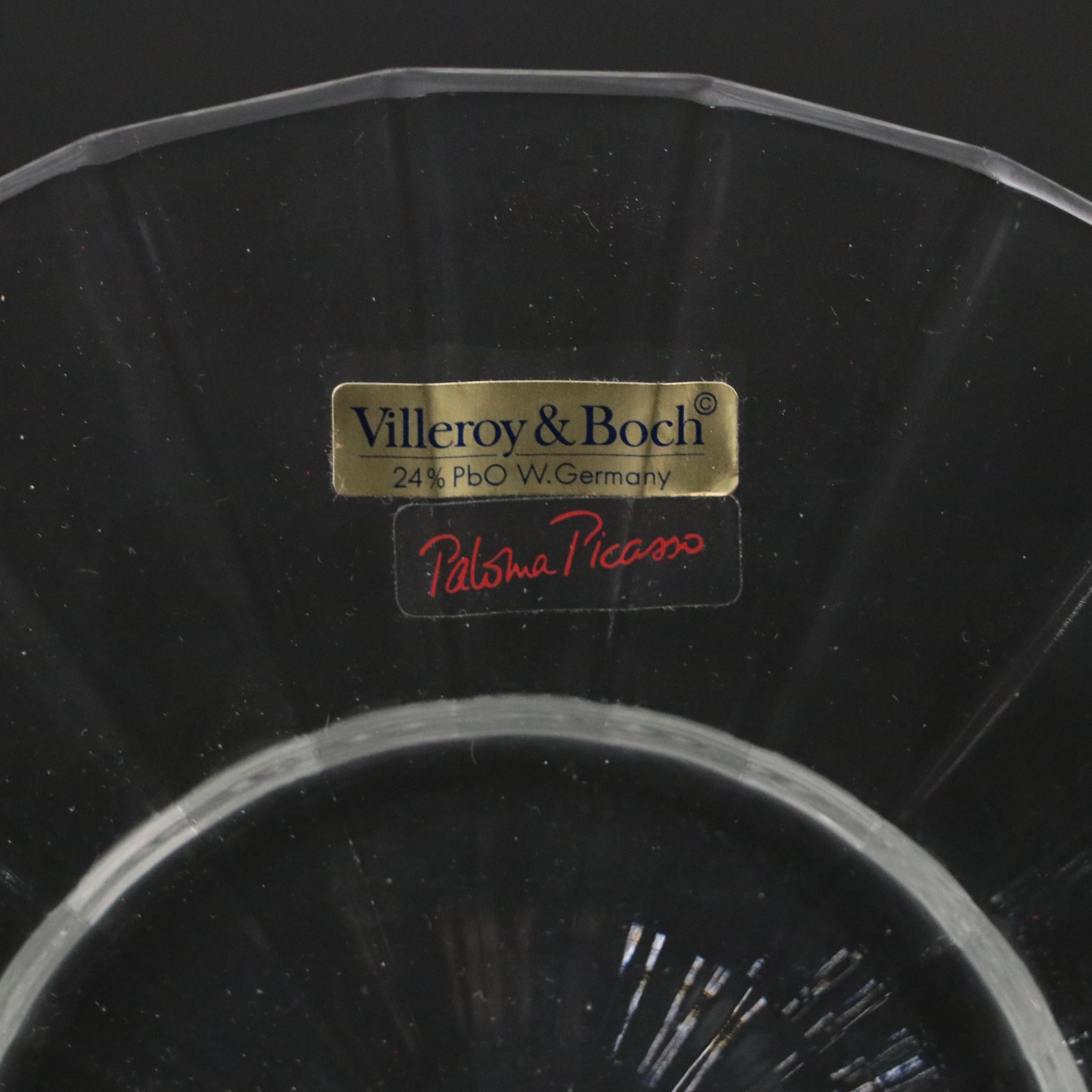 Paloma Picasso for Villeroy & Boch Crystal Salad Plates and More Tableware