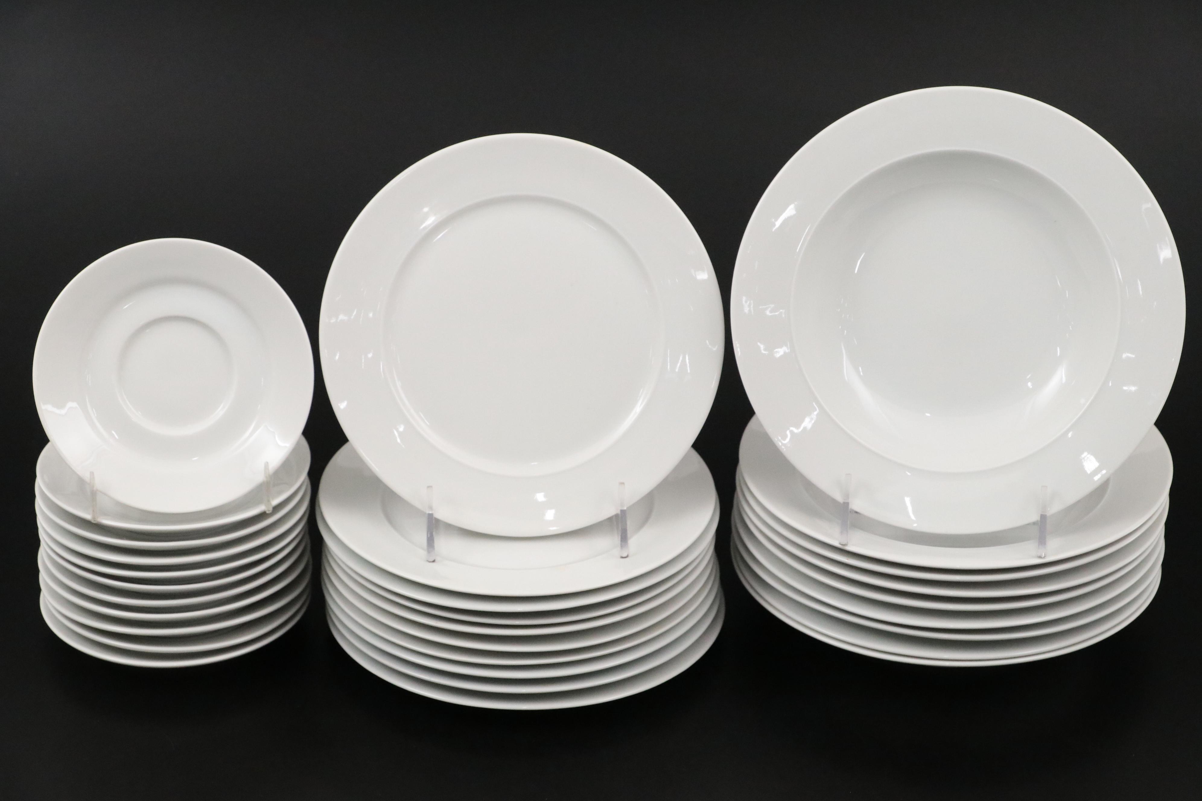 IKEA White Ceramic Dinnerware