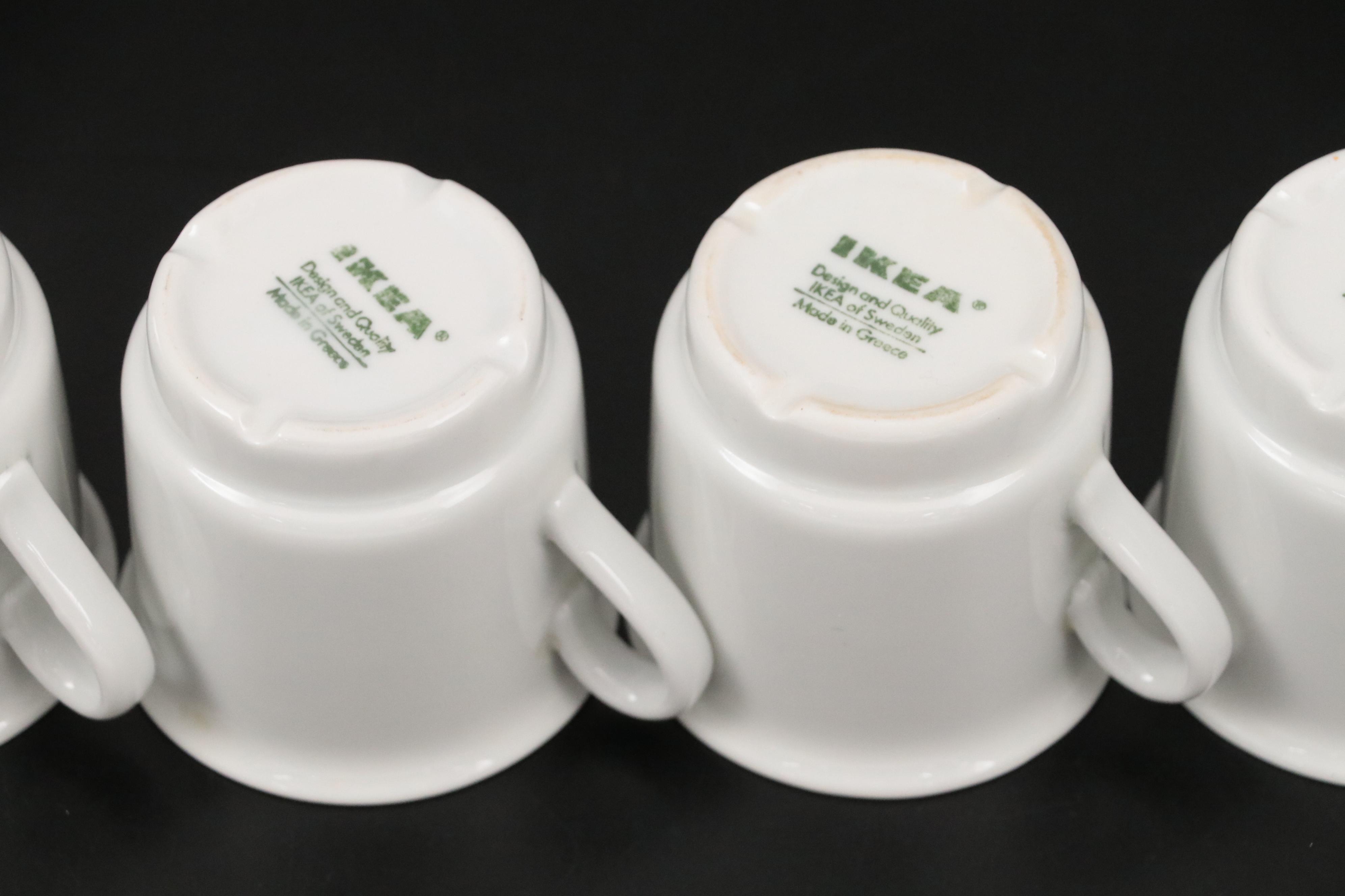 IKEA White Ceramic Dinnerware