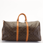 Louis Vuitton Monogram Canvas Keepall 55 Travel Bag