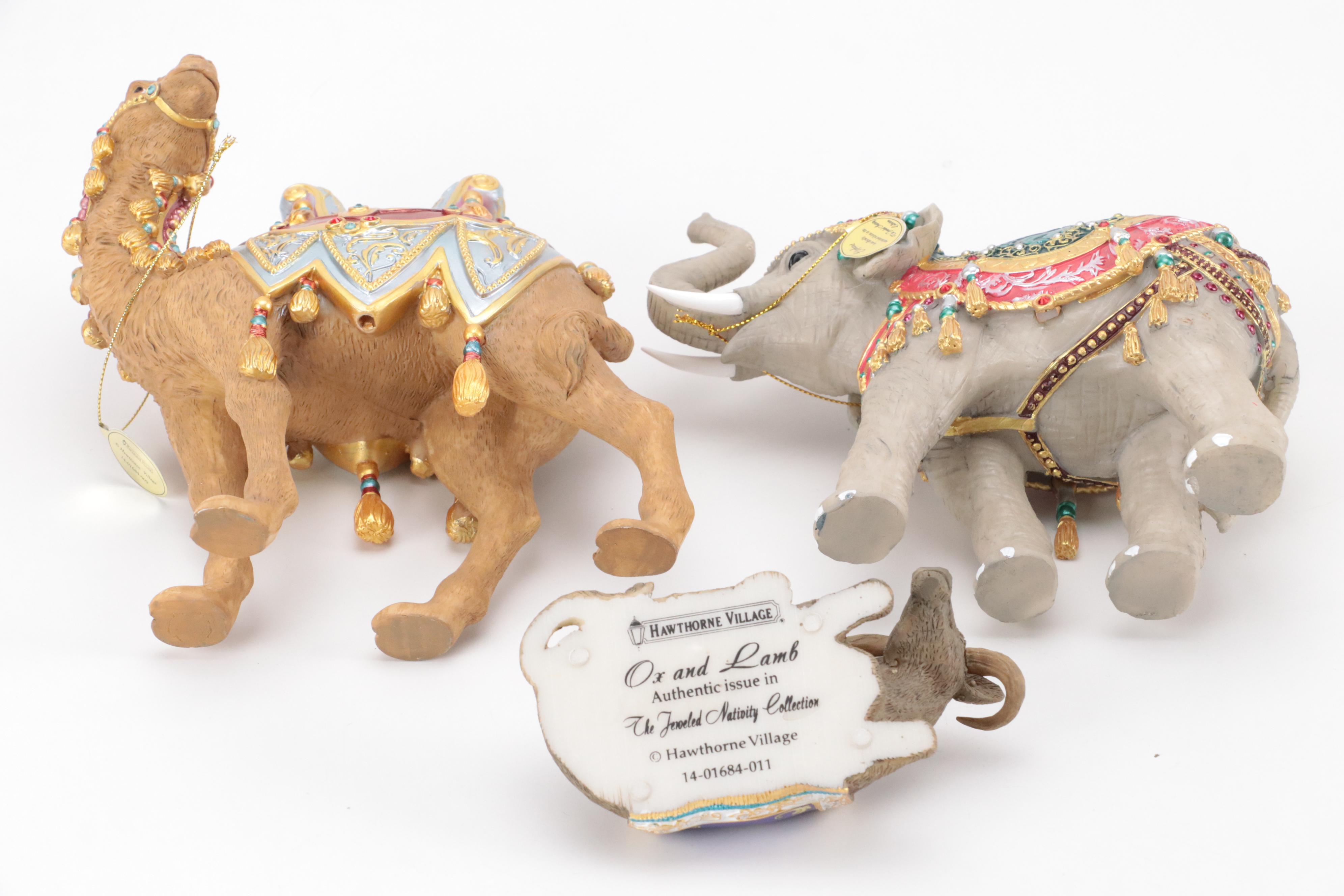 Hawthorne Village Resin "Jeweled Nativity Collection"