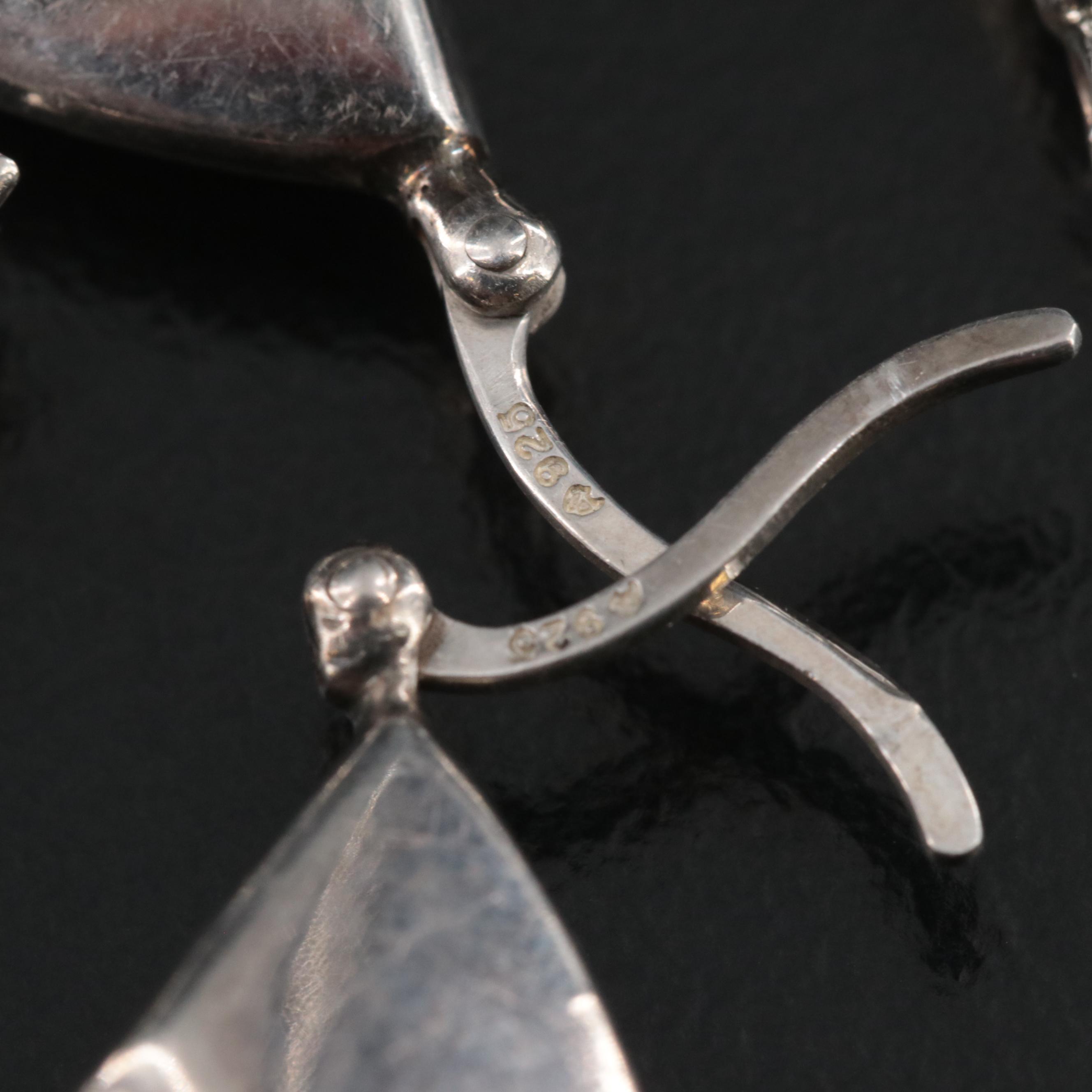 Sterling Twist Hoop Earrings