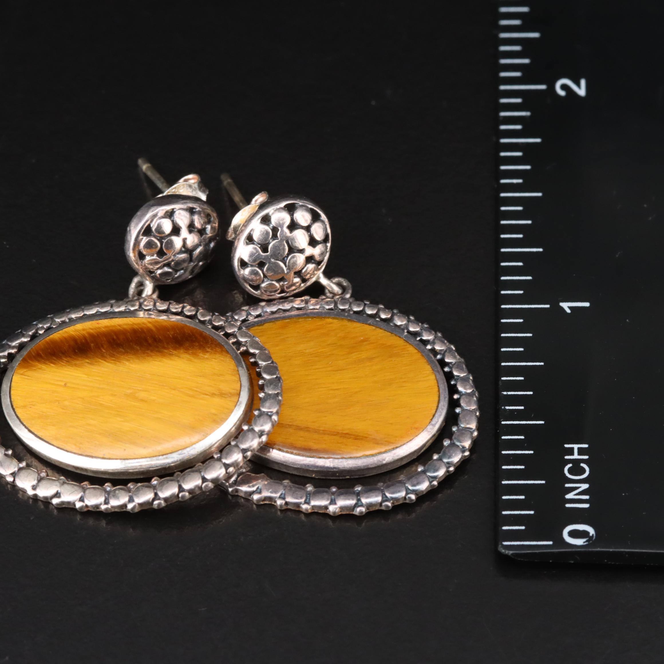 Sterling Earrings Including Angeline Miller Navajo Diné with Sodalite,Turquoise