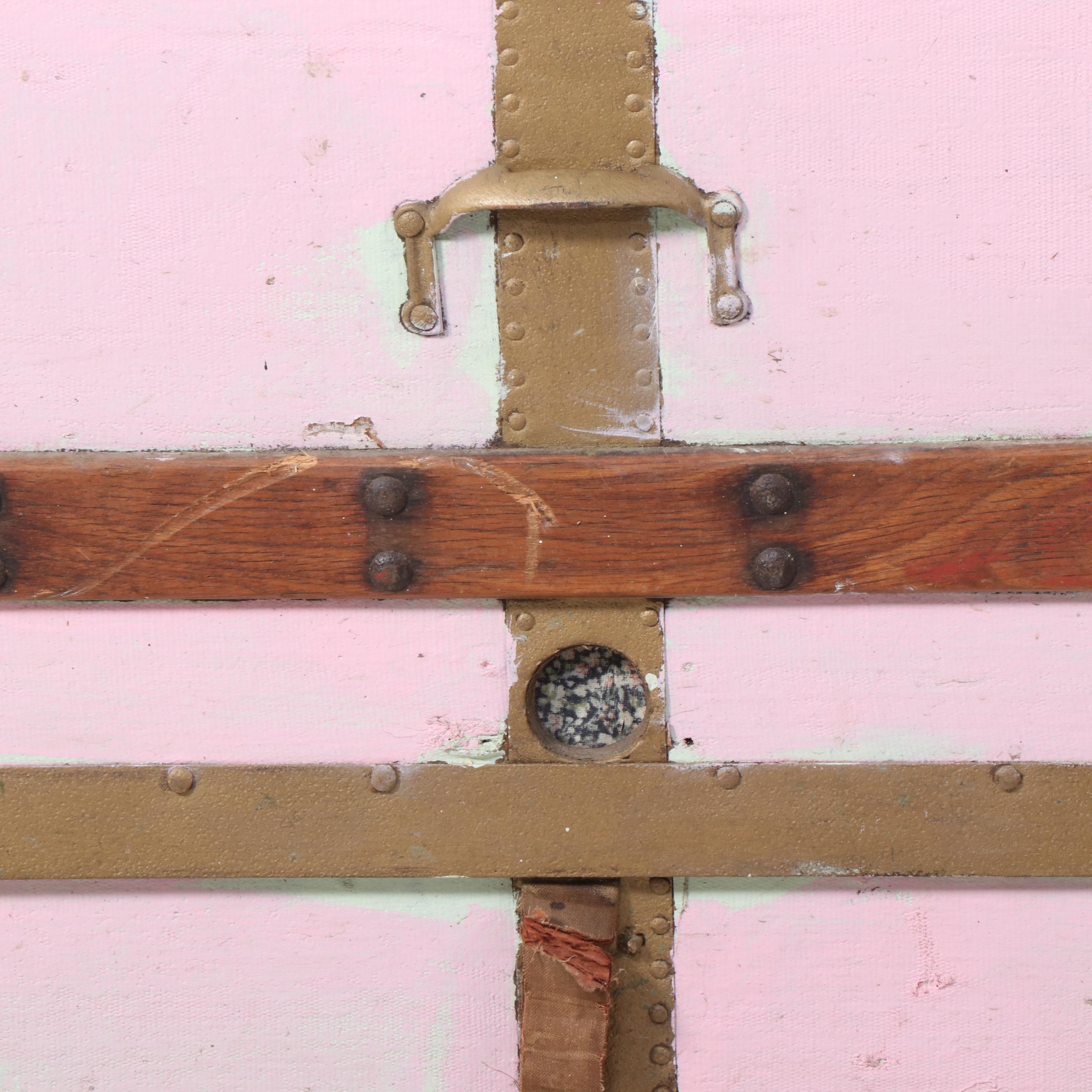 Victorian Painted Dresser Trunk, Late 19th/ Early 20th Century