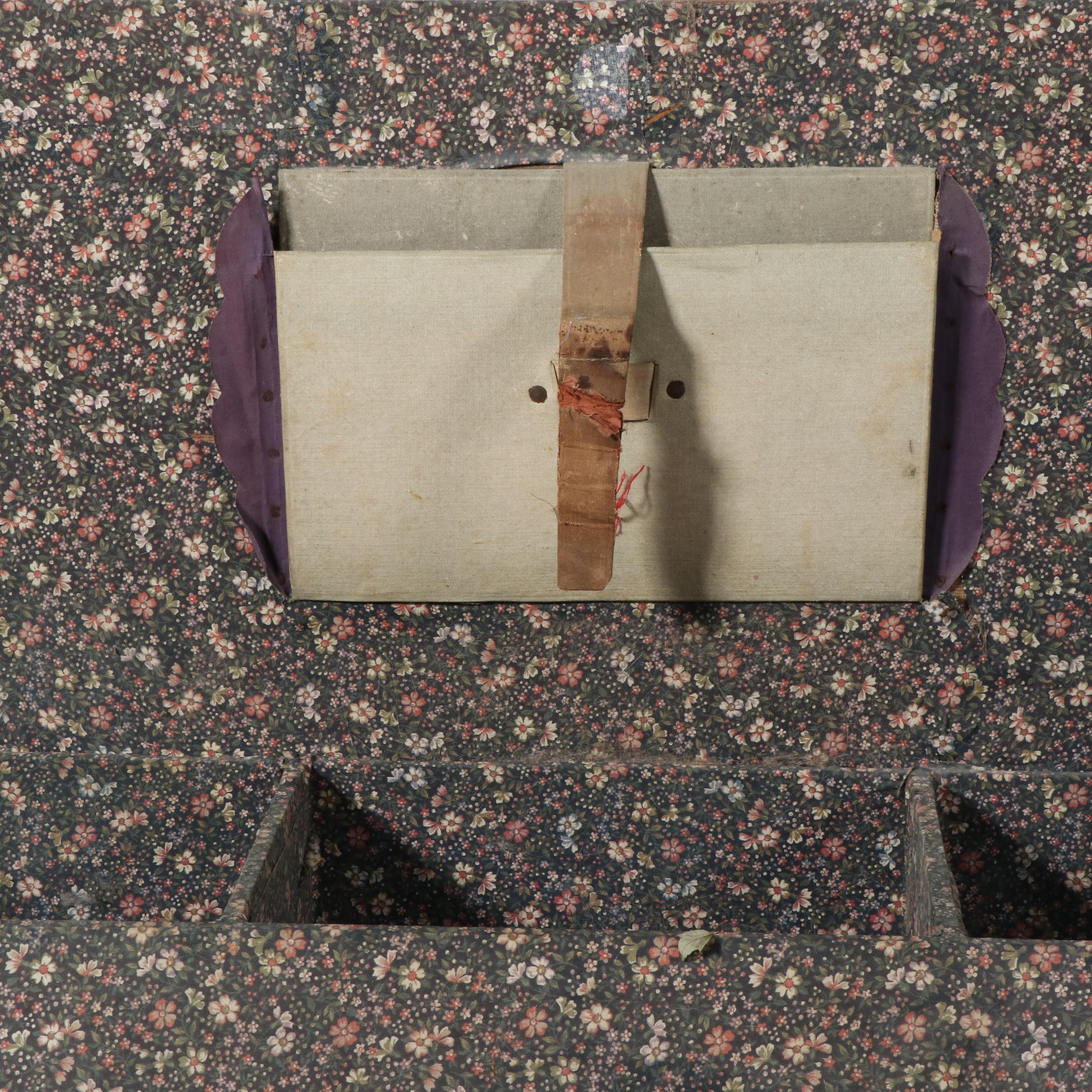 Victorian Painted Dresser Trunk, Late 19th/ Early 20th Century