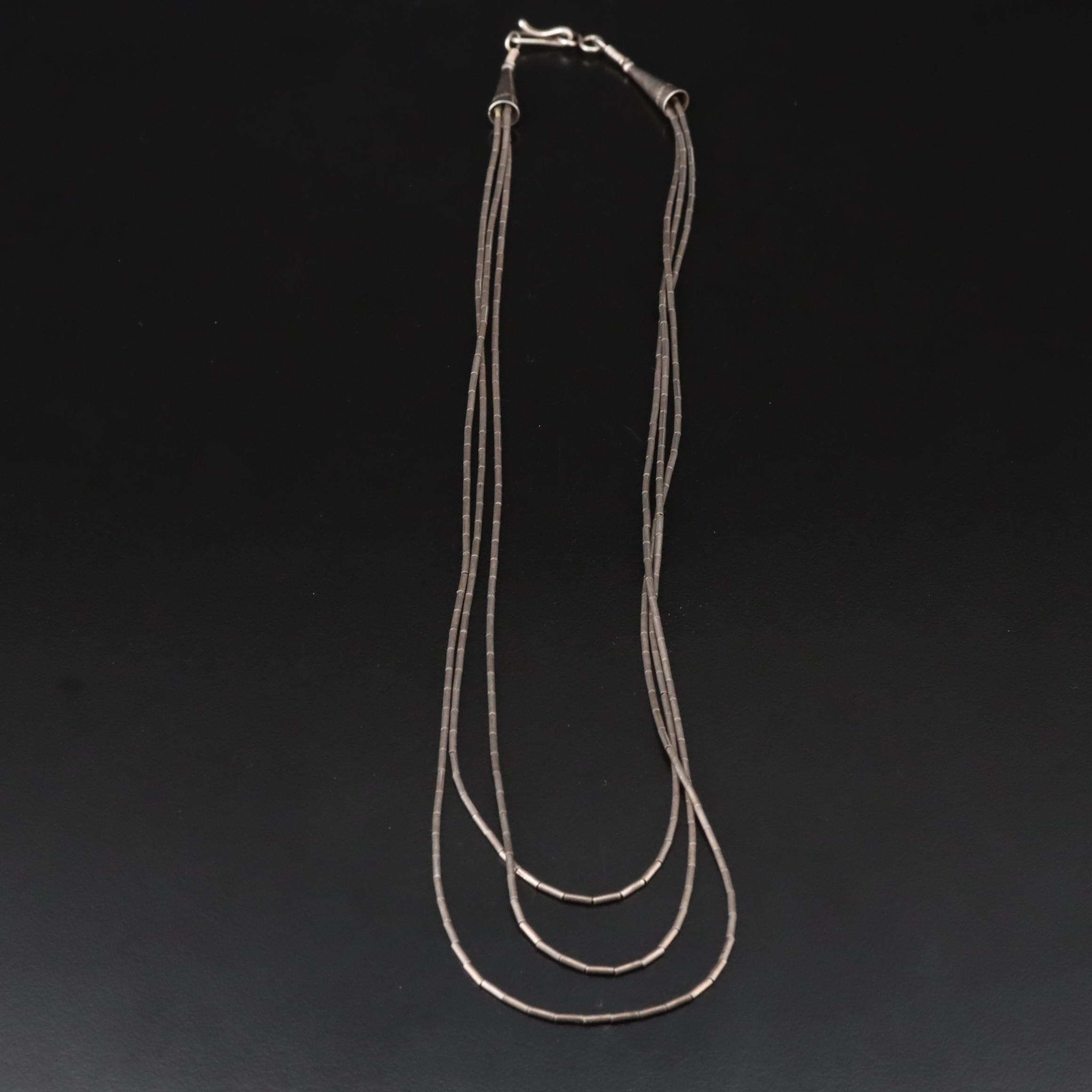 Sterling Liquid Silver Necklace