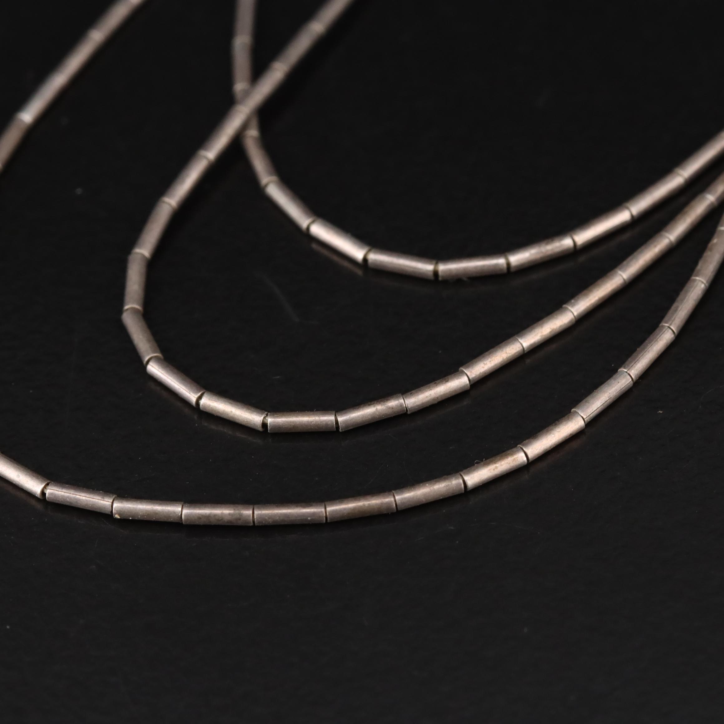 Sterling Liquid Silver Necklace