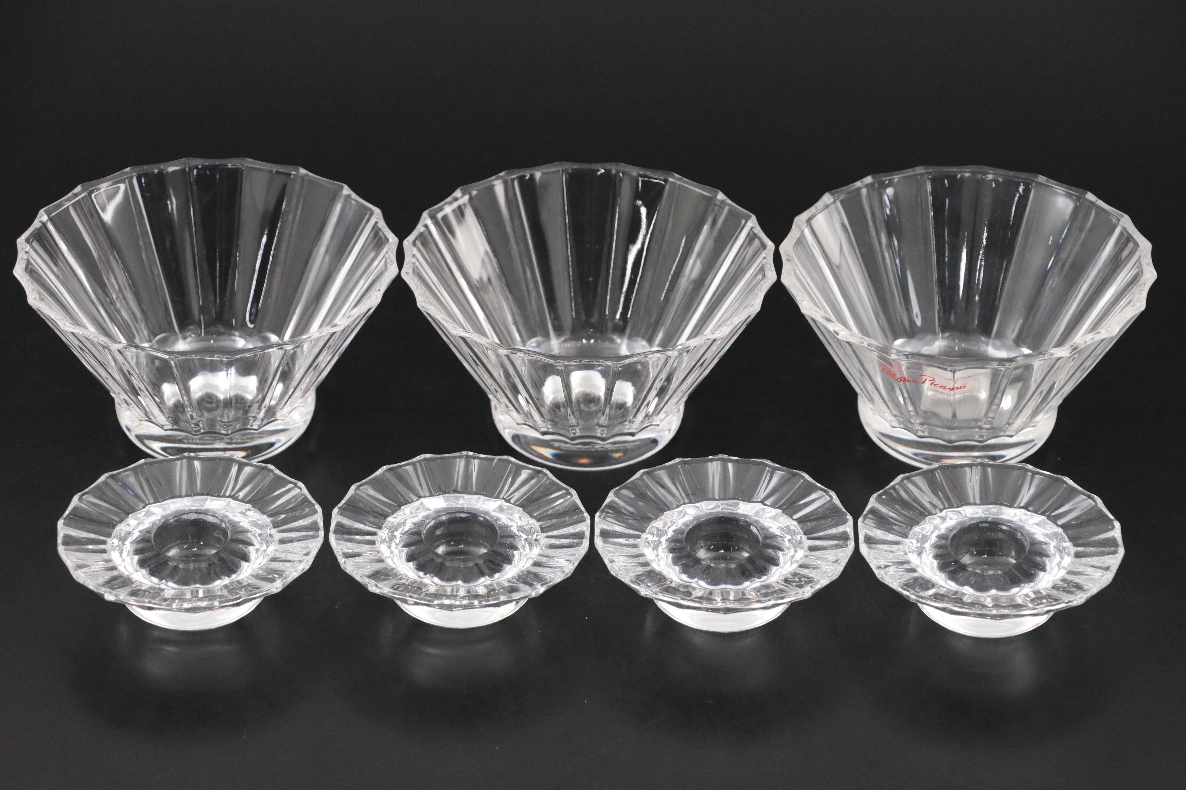 Paloma Picasso for Villeroy & Boch Crystal Bowls, Pickle Dishes and More