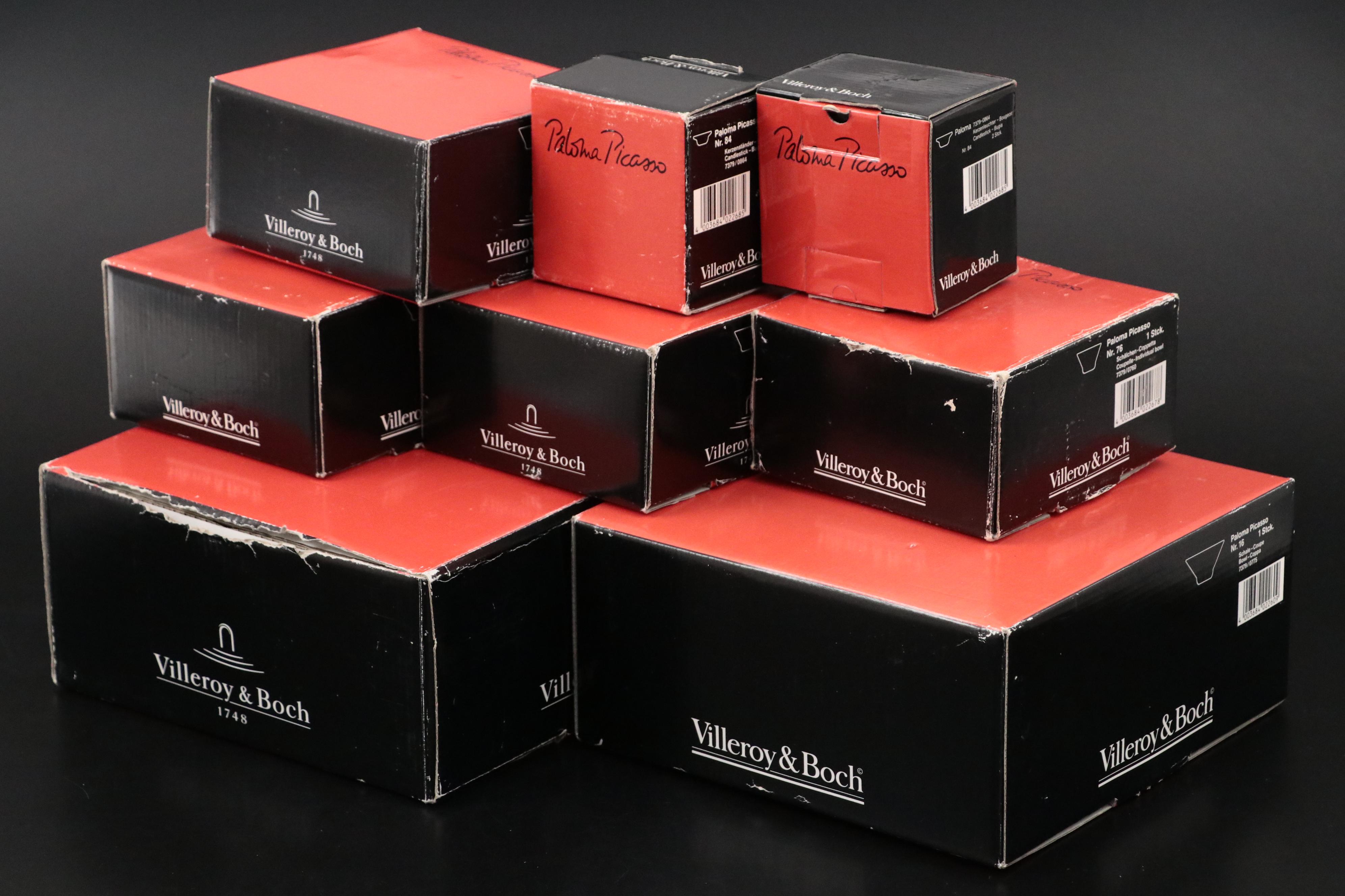 Paloma Picasso for Villeroy & Boch Crystal Bowls, Pickle Dishes and More