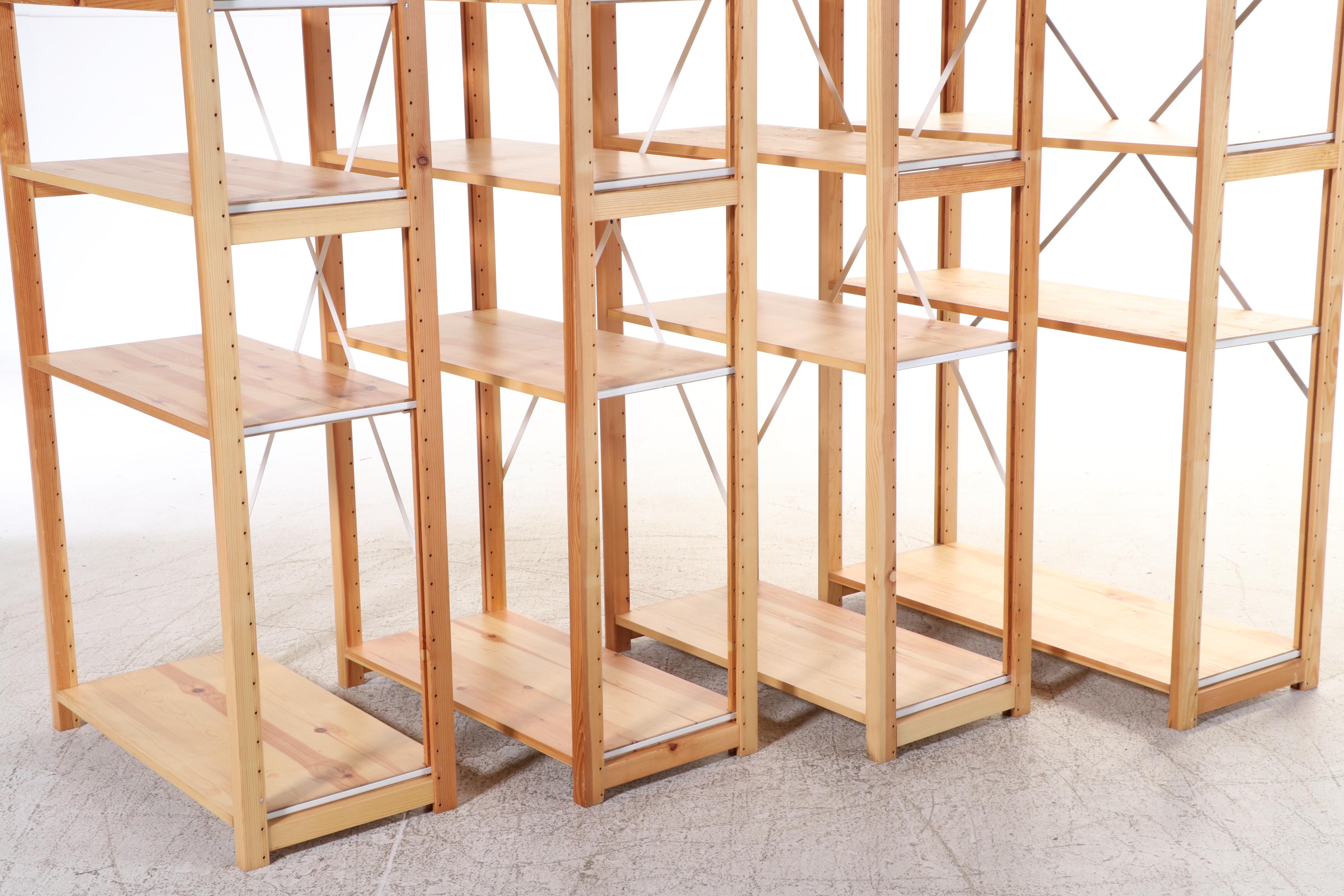 Wooden Free Standing Shelves