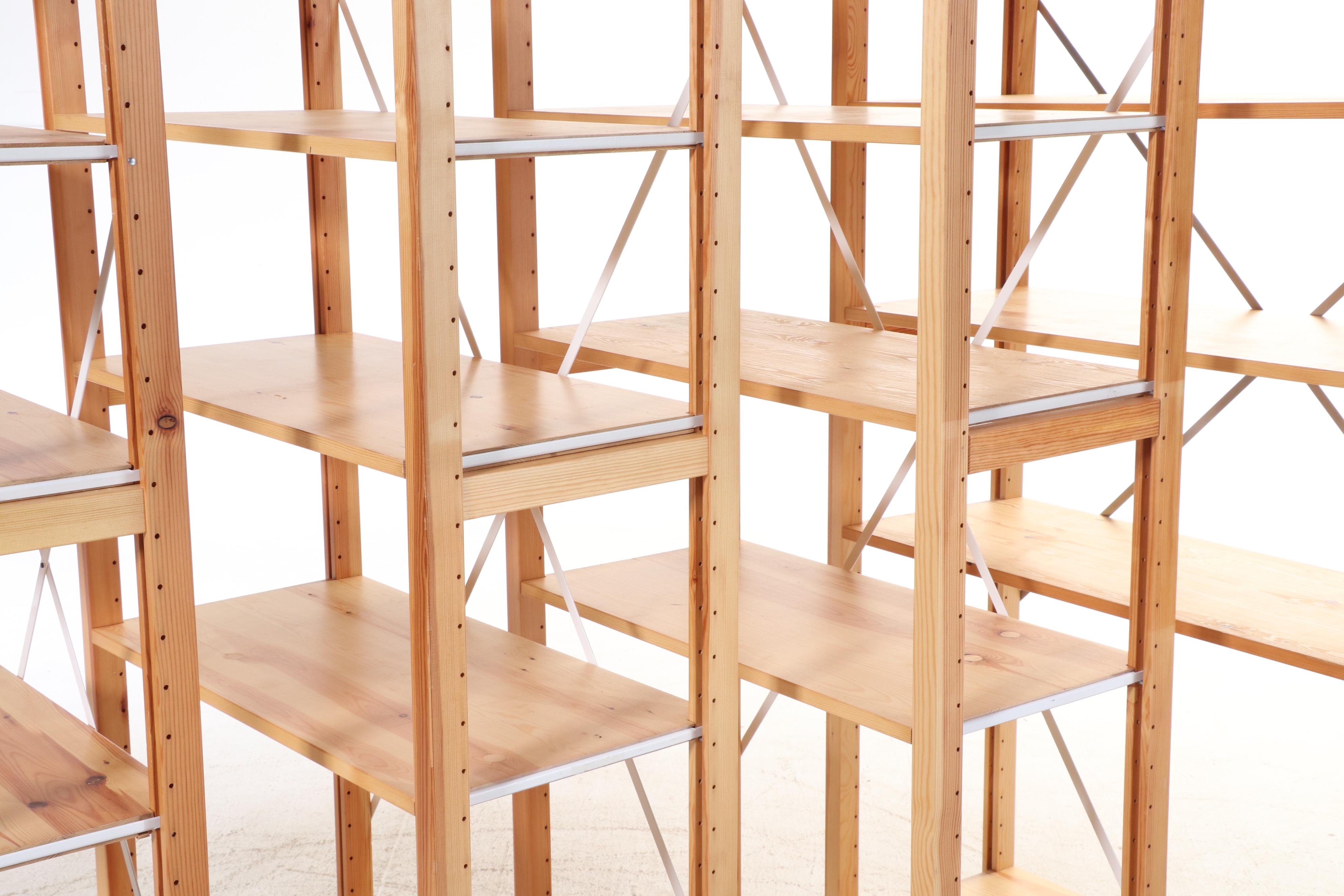 Wooden Free Standing Shelves