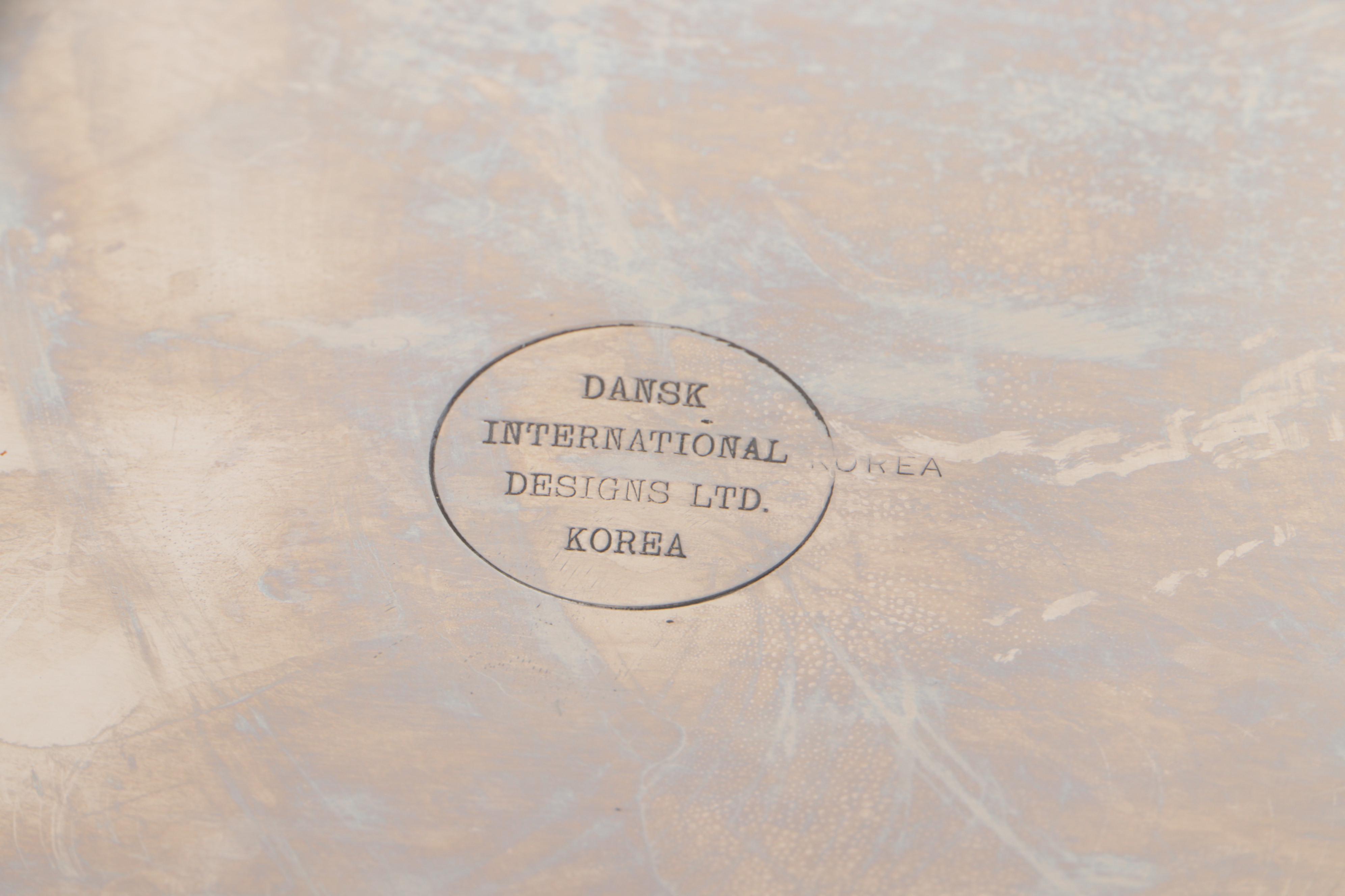 Dansk Roasting Pan and Other Pot with Fruit Basket, Thermos and Canister