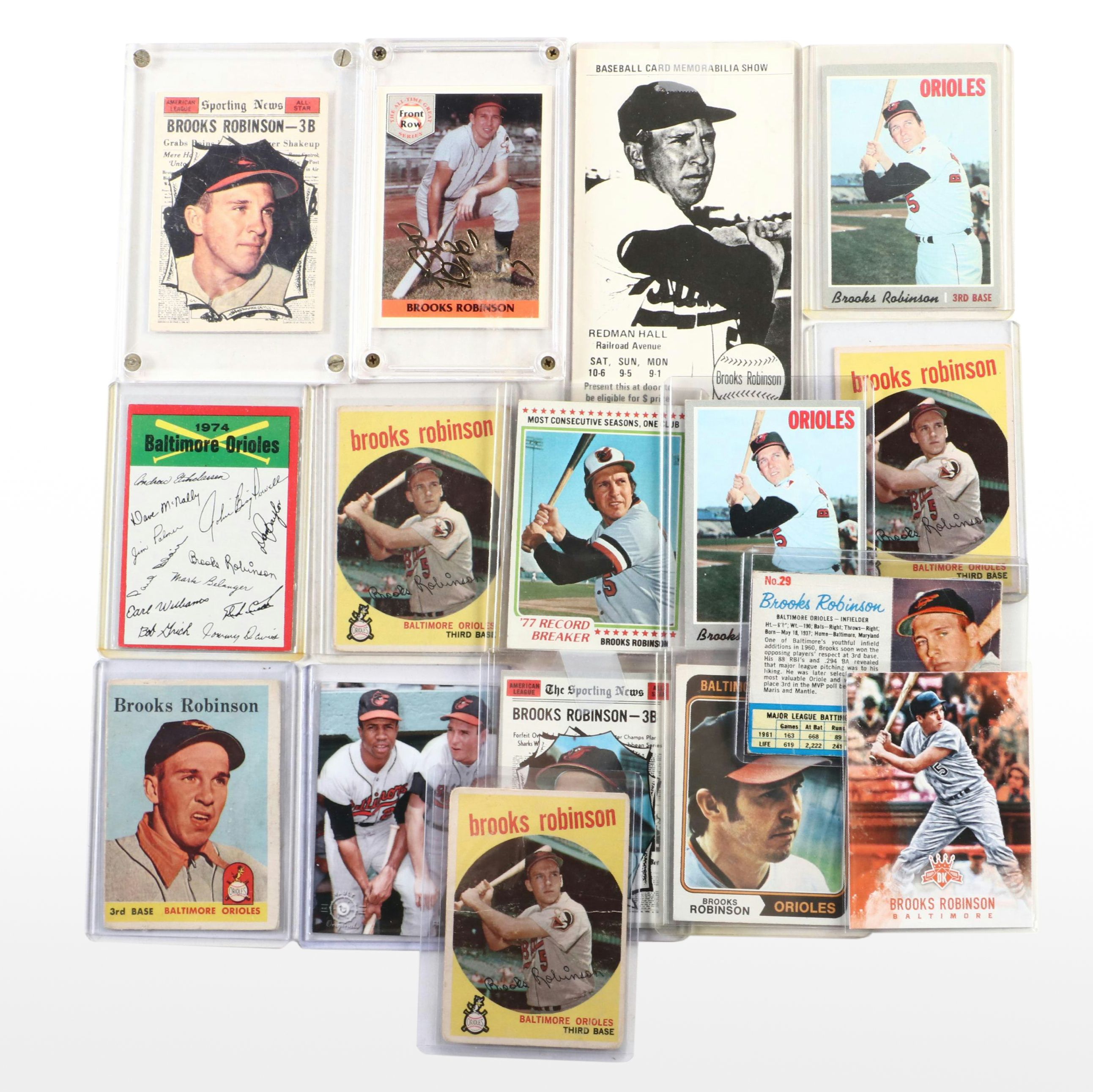 1958 Topps Brooks Robinson Baseball Cards with More, 1950s–2010s