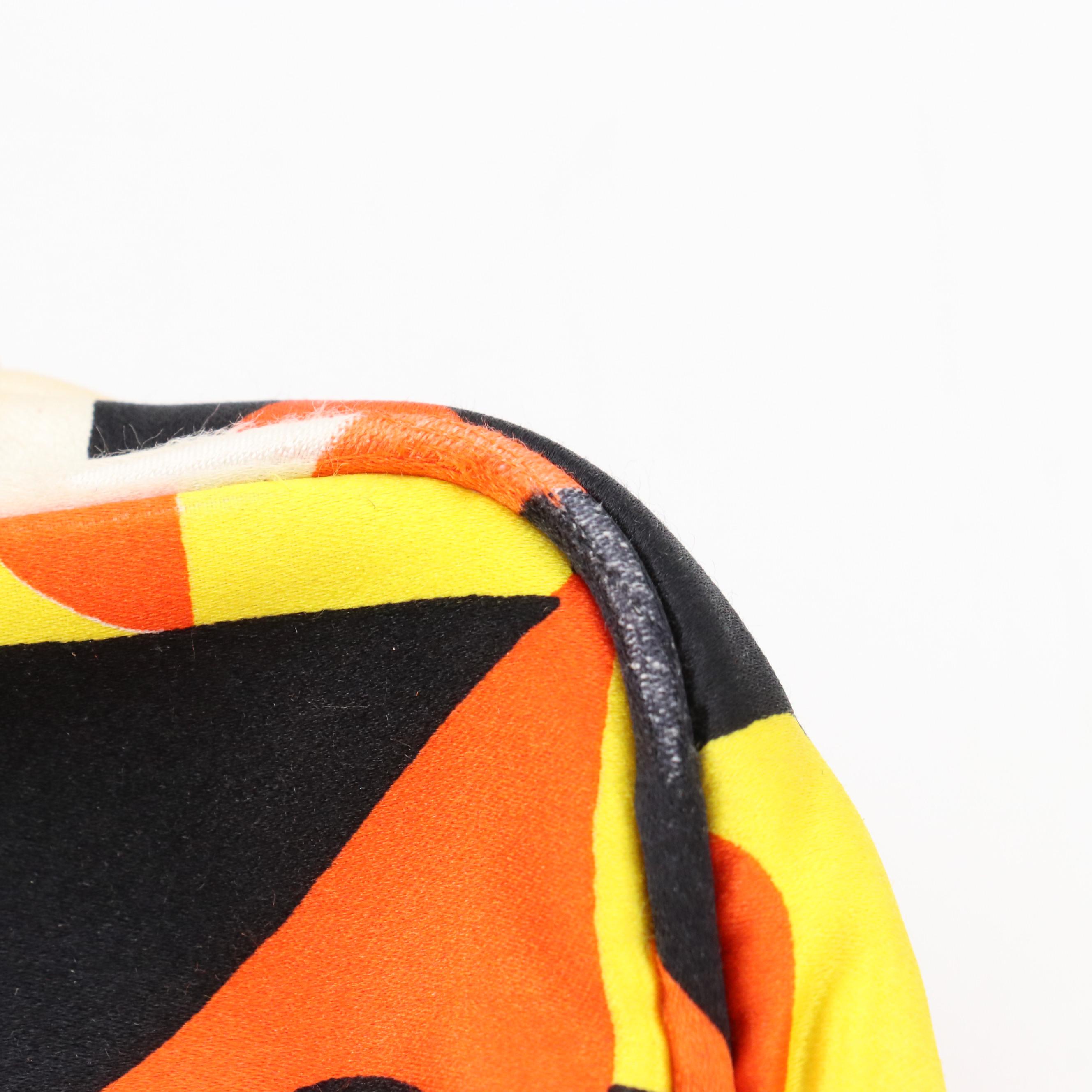 Prada Bow Camera Crossbody Bag in Multicolored Print Satin