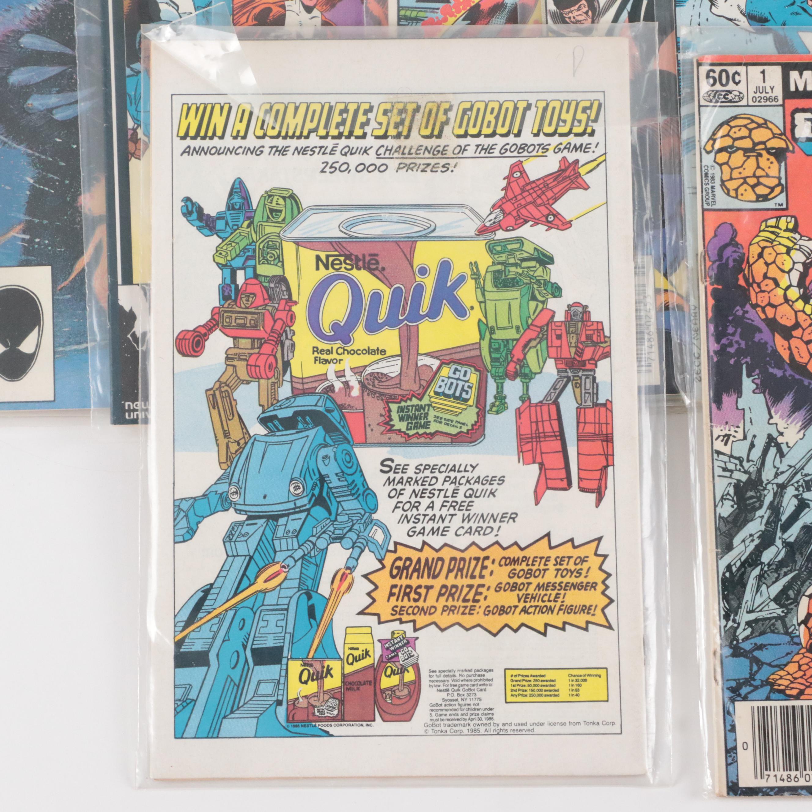 Bronze to Modern Age Comic Books Featuring "Captain America," "Iron Man" &  More