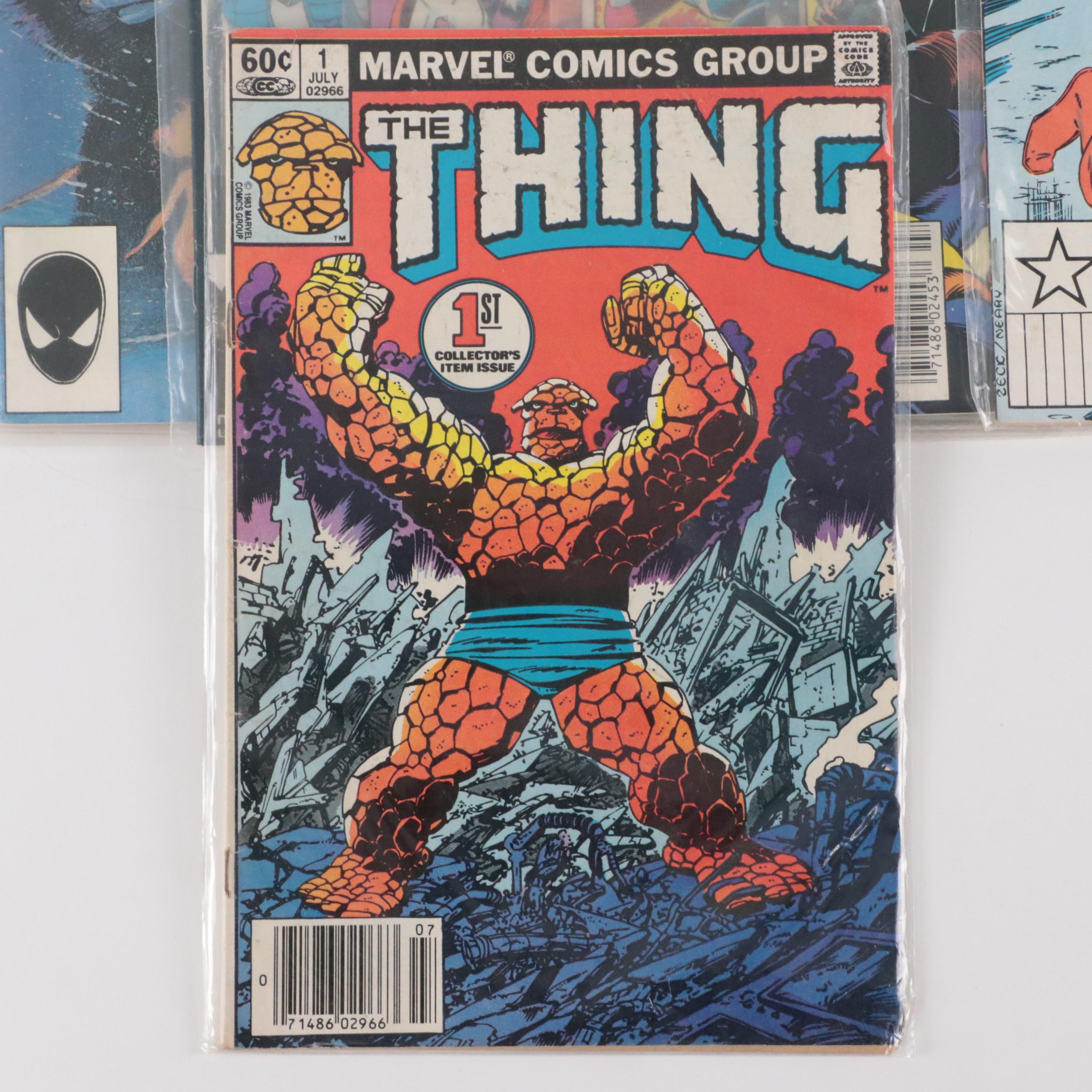 Bronze to Modern Age Comic Books Featuring "Captain America," "Iron Man" &  More