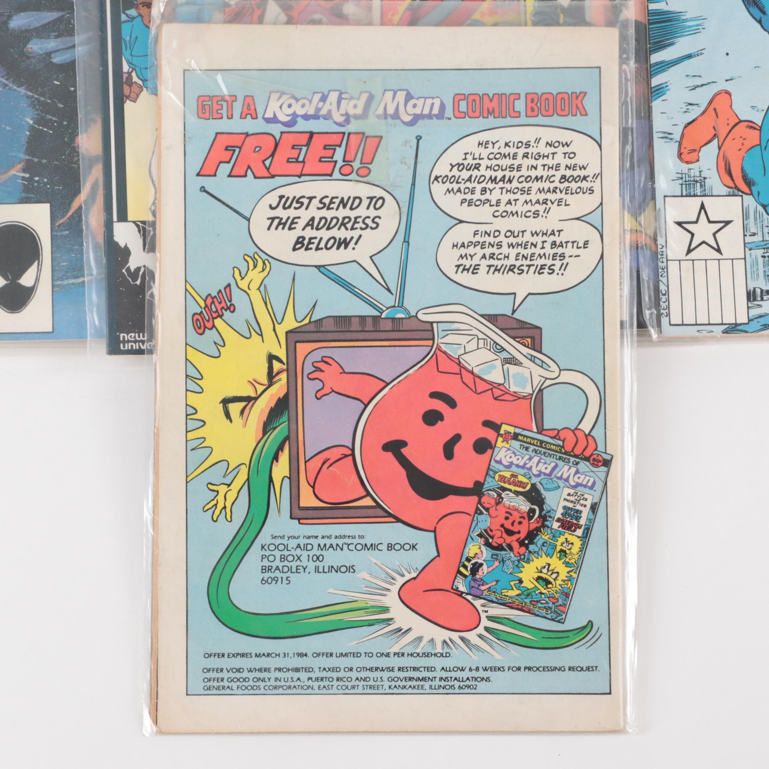 Bronze to Modern Age Comic Books Featuring "Captain America," "Iron Man" &  More