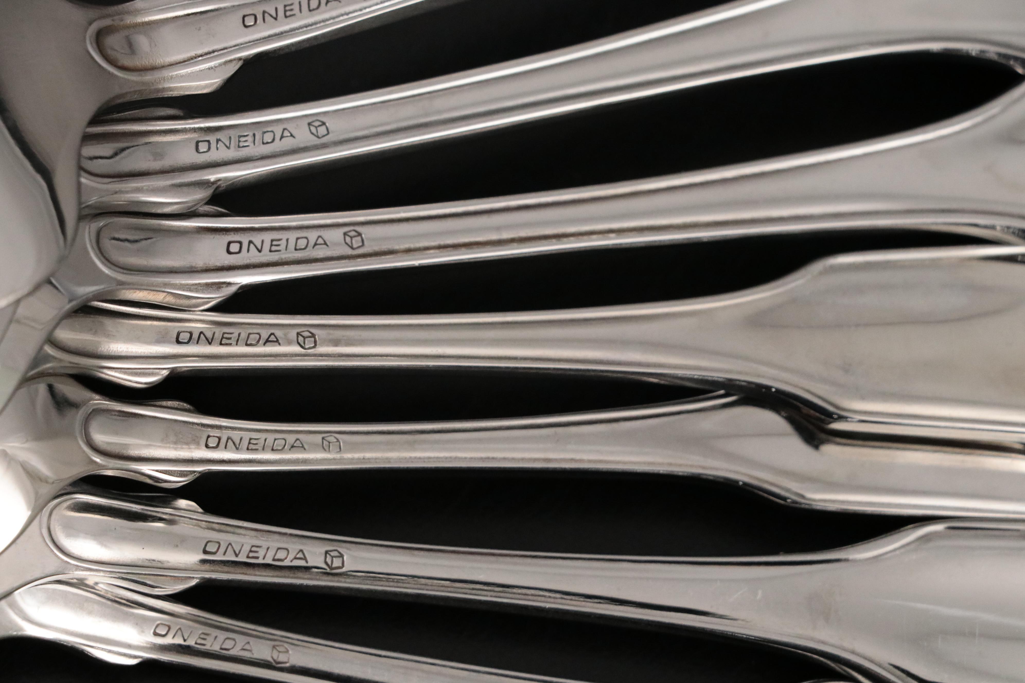 Oneida "Classic Shell" Stainless Steel Flatware