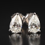 14K 2.06 CTW Lab Grown Diamond Stud Earrings