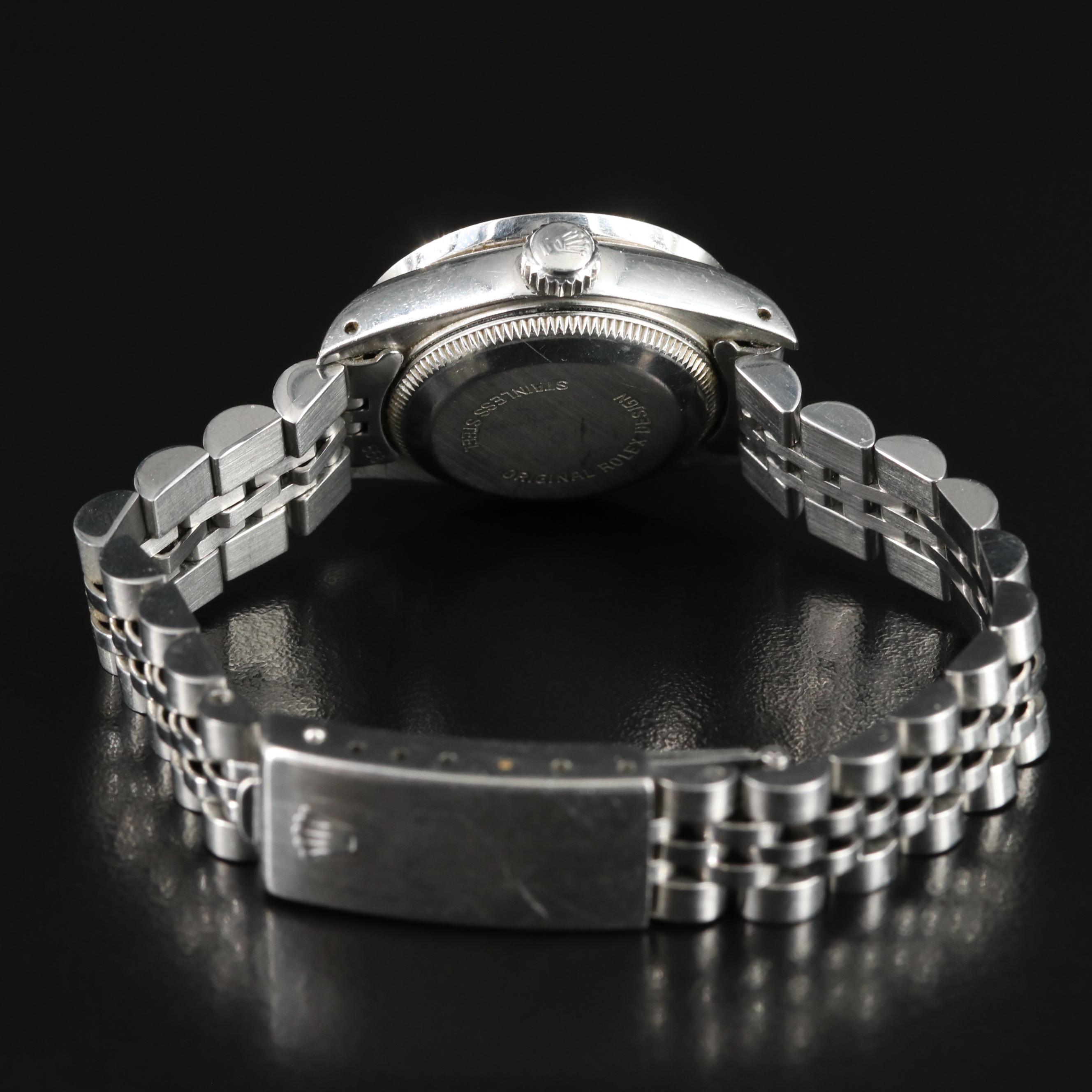 1987 Rolex Custom Diamond Dial and Bezel Datejust Automatic Watch