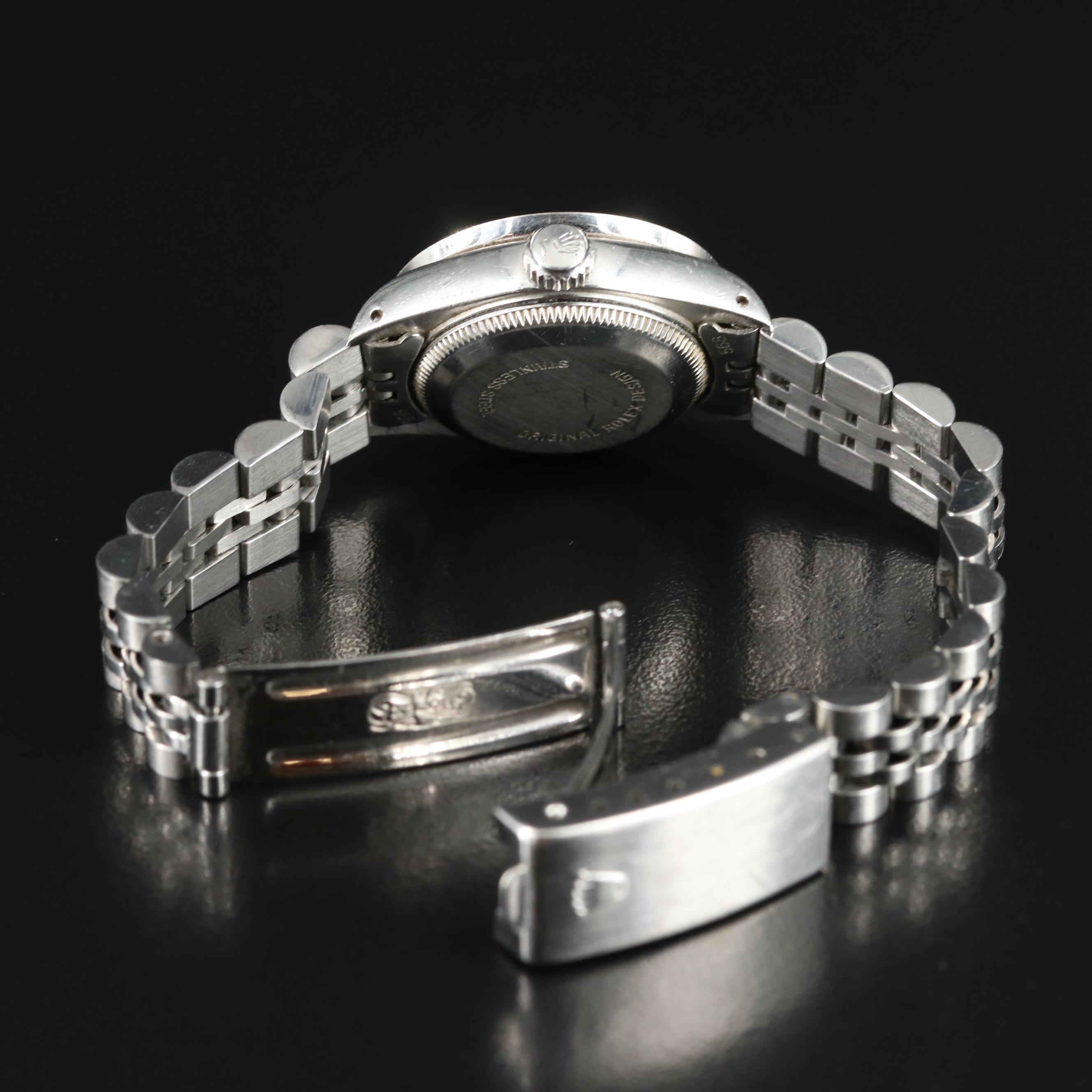 1987 Rolex Custom Diamond Dial and Bezel Datejust Automatic Watch