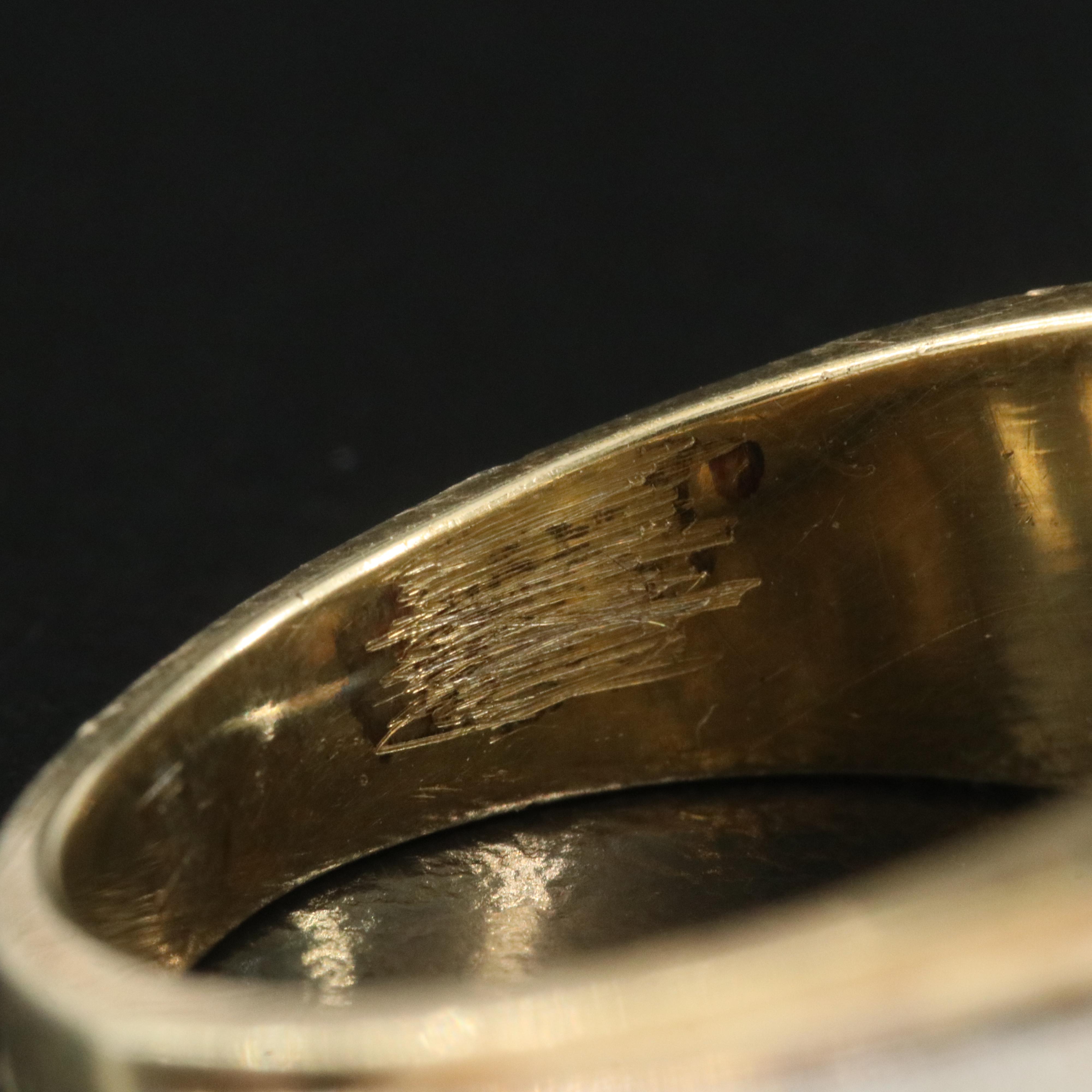 Sterling Diamond Ring with Lab Grown Fancy Brown Diamonds