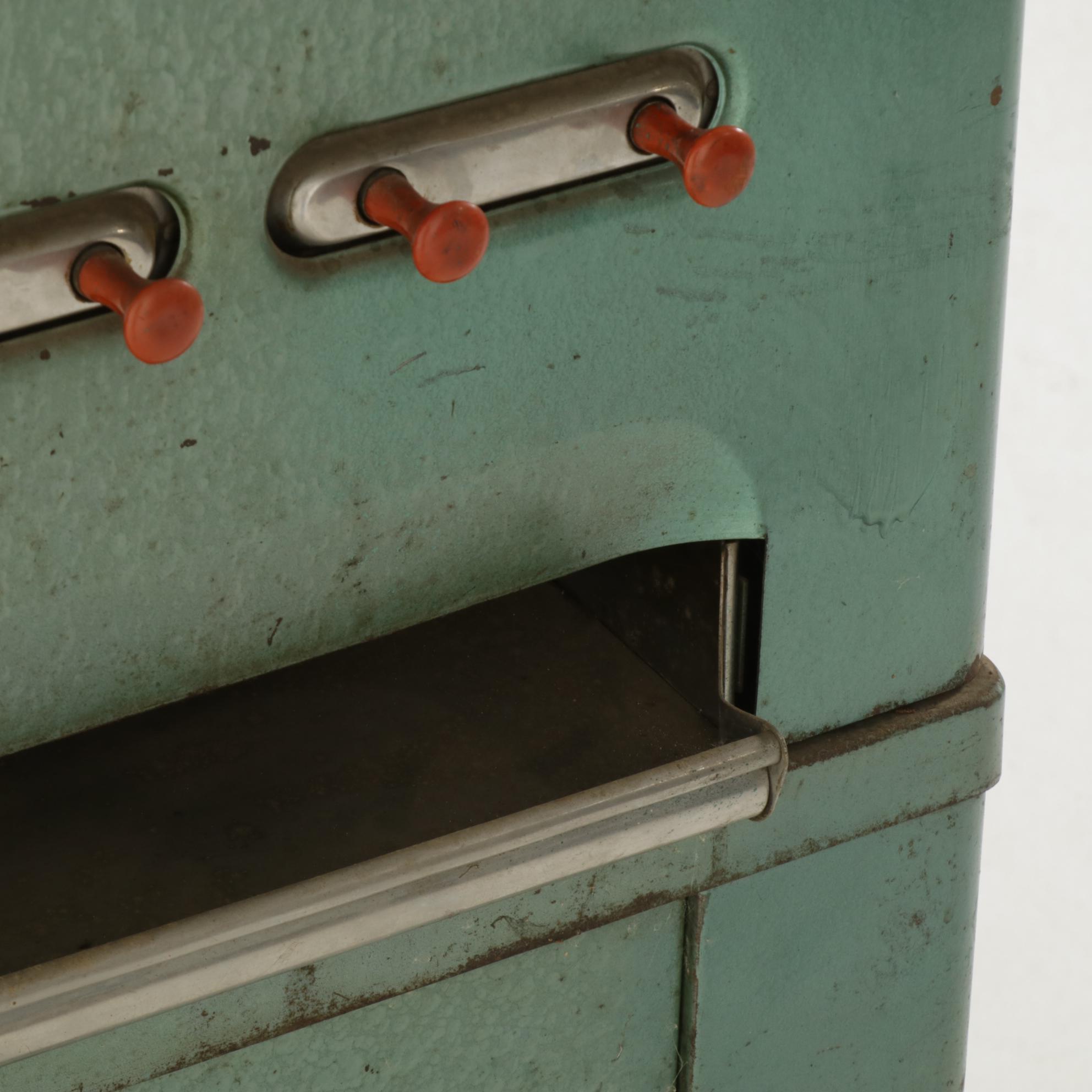 Hooffstetter Bros. Coin Operated Cigarette Vending Machine, Mid-20th Century