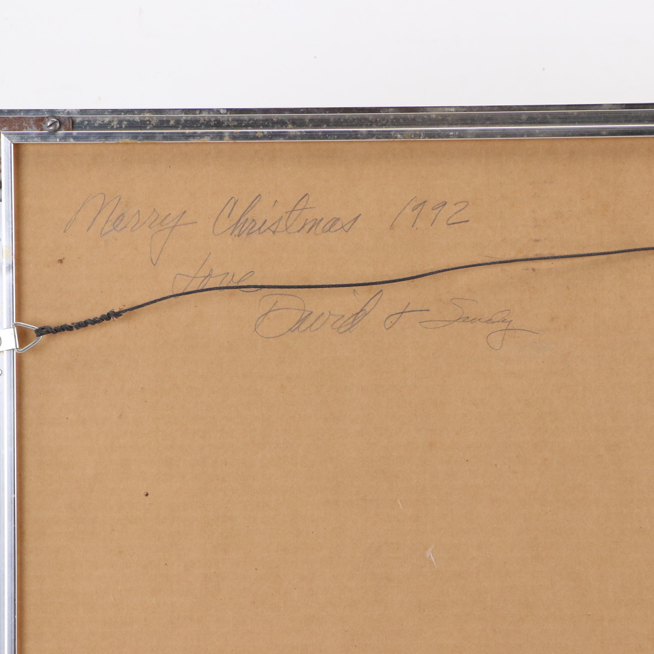 Charley Harper Serigraph "Better Mousetrap (Barn Owl & Harvest Mouse)"