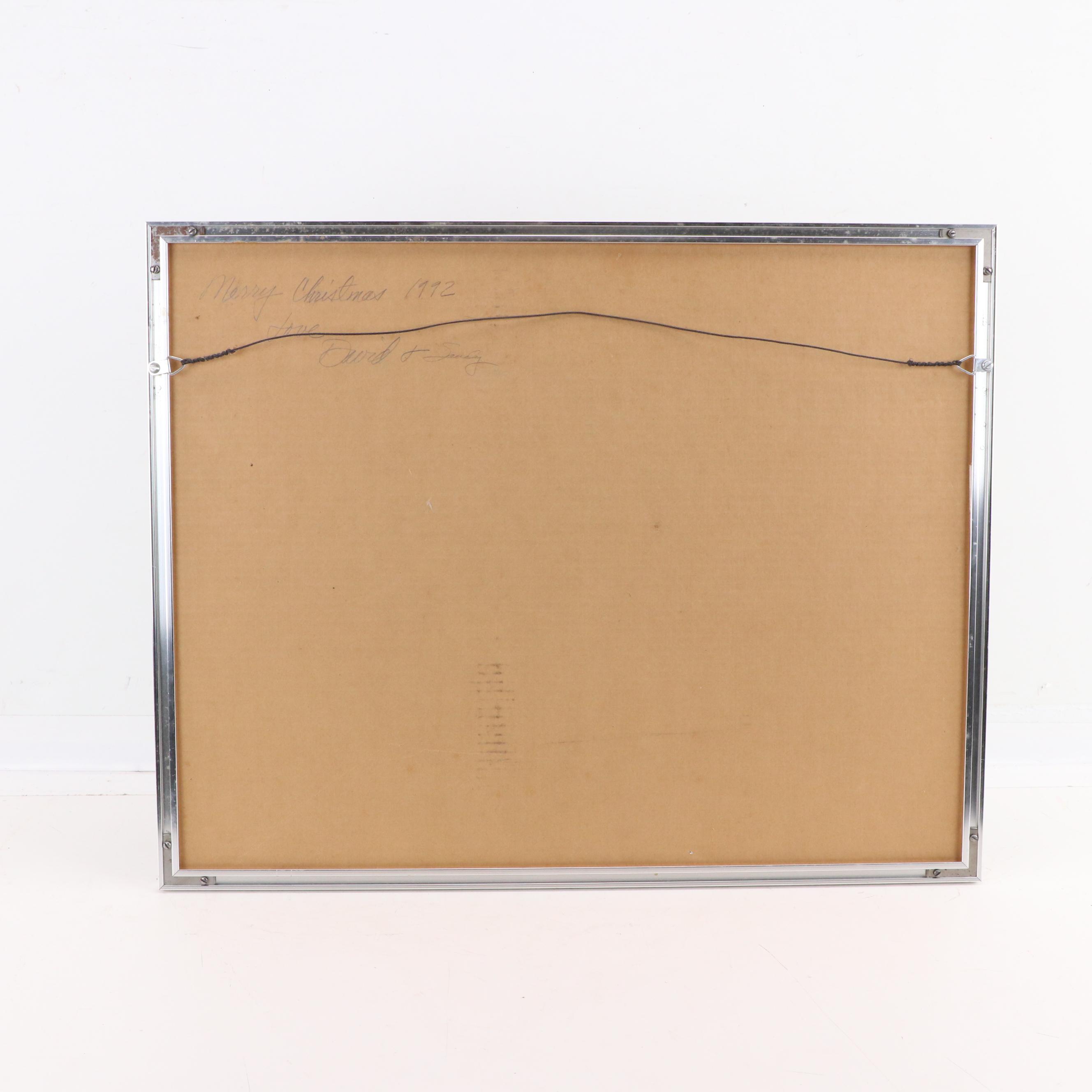 Charley Harper Serigraph "Better Mousetrap (Barn Owl & Harvest Mouse)"