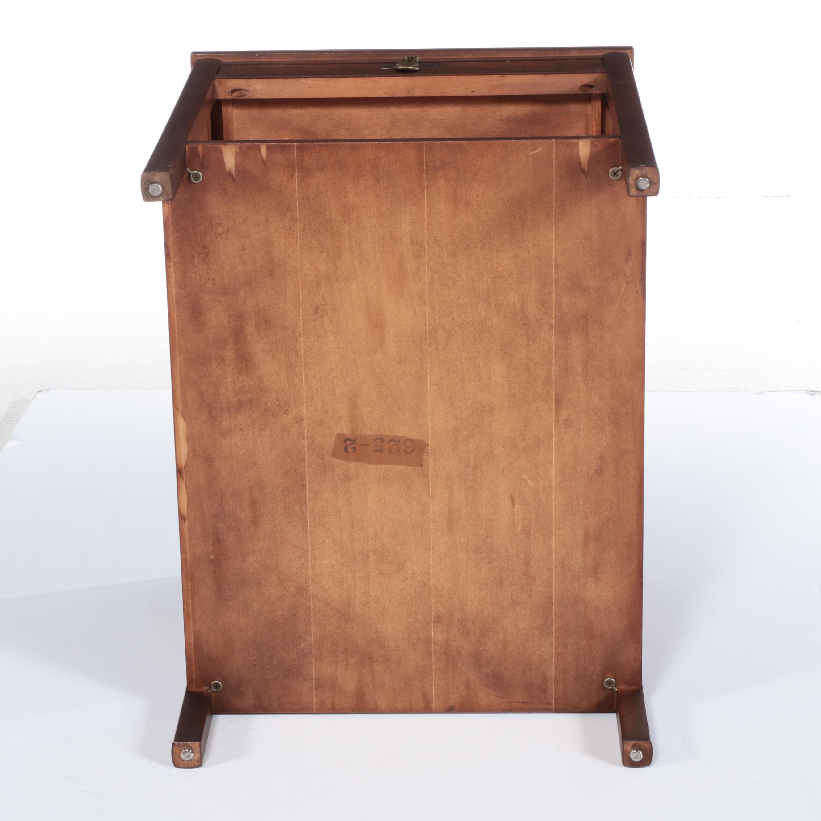 Grand Rapids Furniture Co. Mid Century Modern Walnut and Brass Side Table